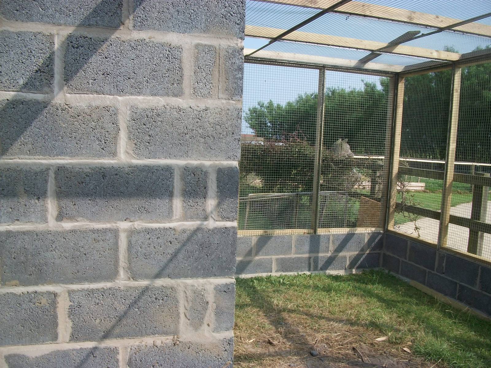 Filey Bird Garden and Animal Park, Parrot Aviary under construction 12th Ju