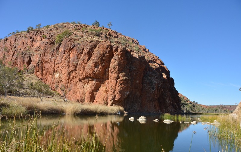 Finke river. (Possibly the oldest unchanged river in the world)