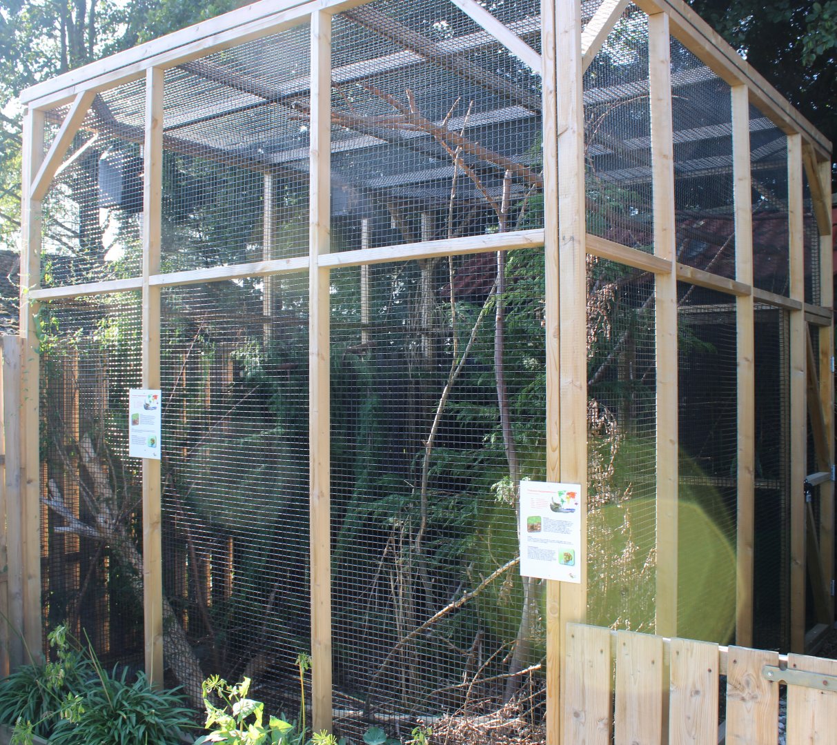Finlayson's squirrel enclosure