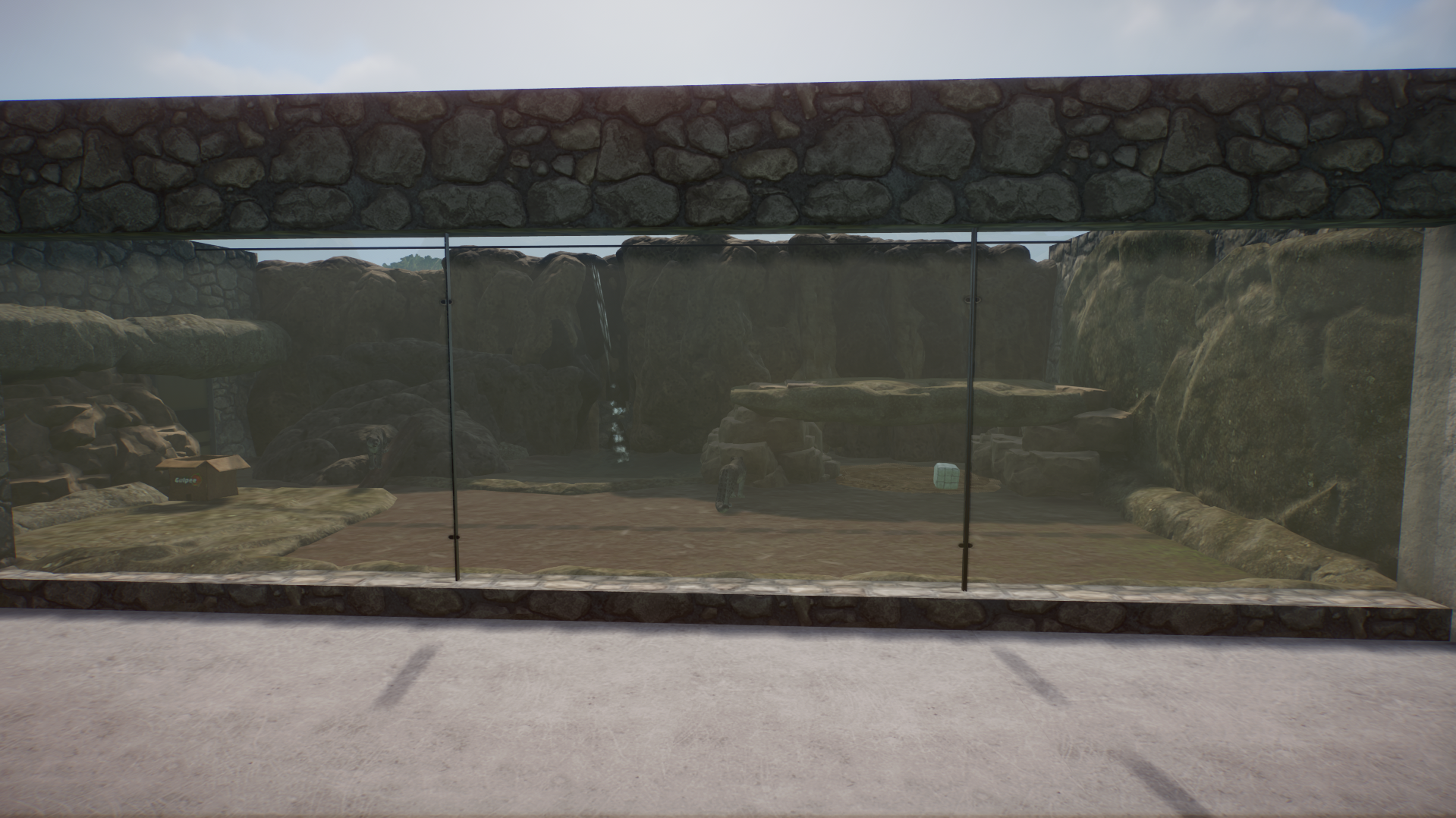 Firelands Zoo - Snow Leopard exhibit