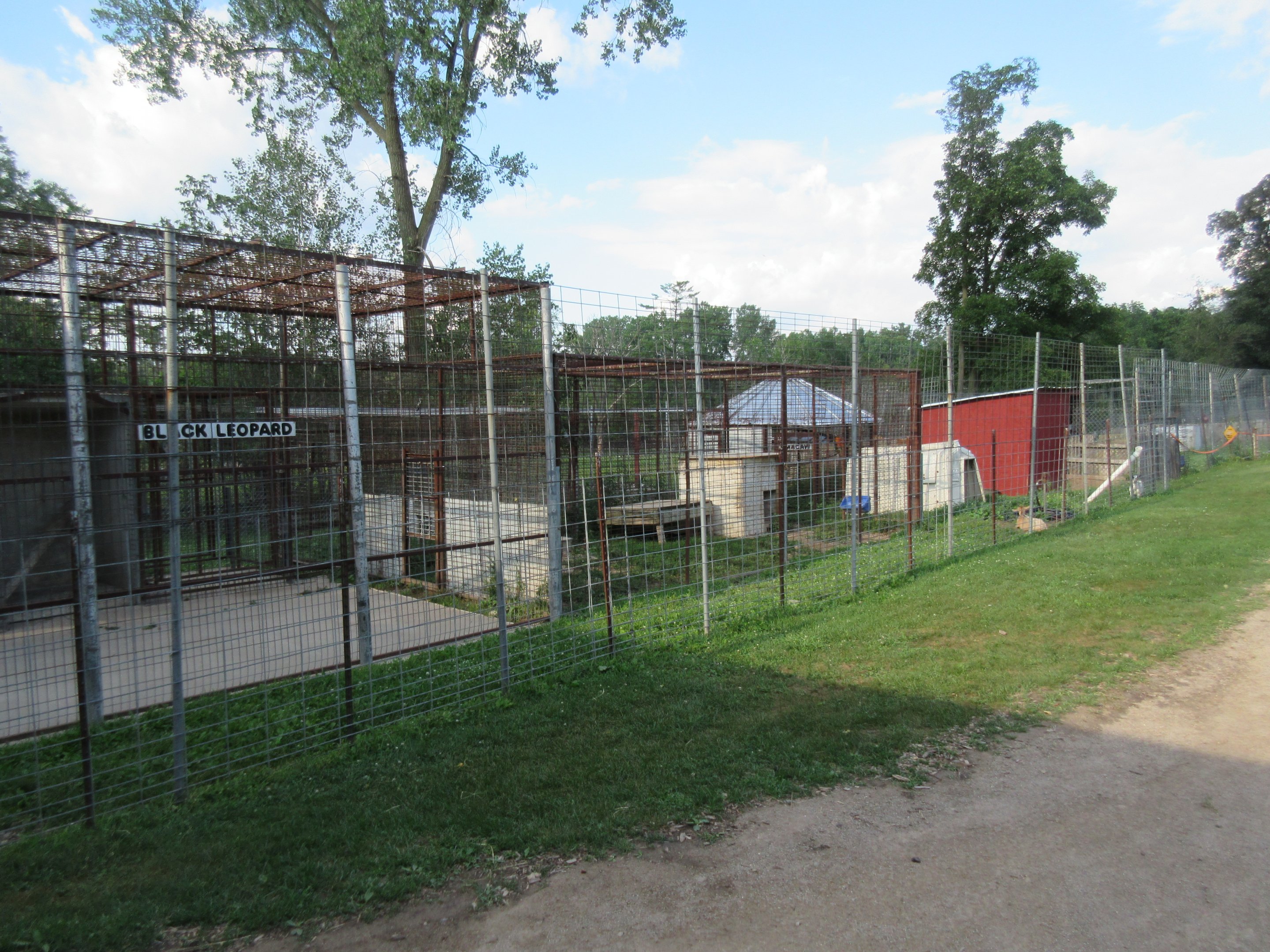 First Impression - a row of junky cages!