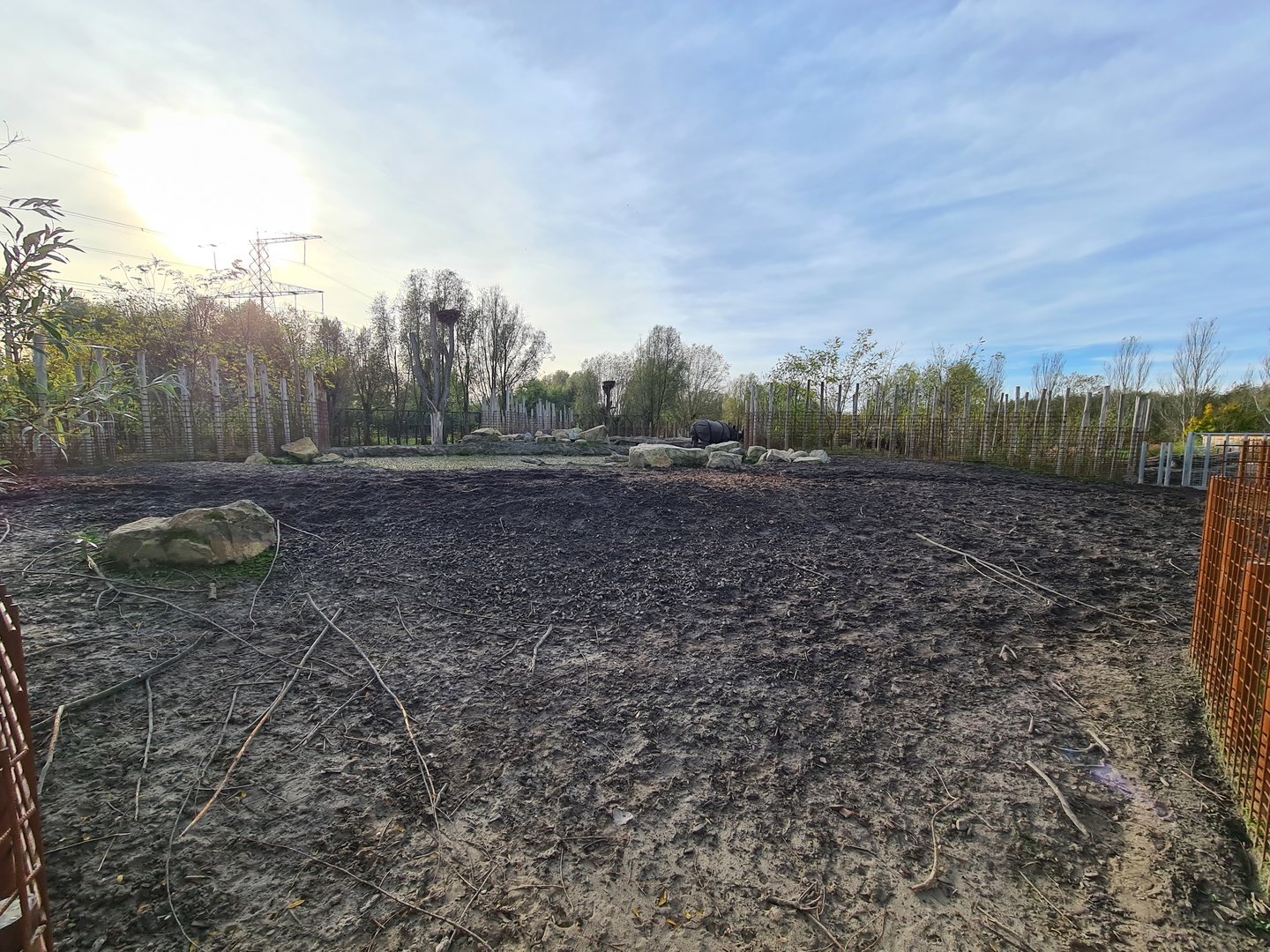 First Indian Rhinoceros enclosure