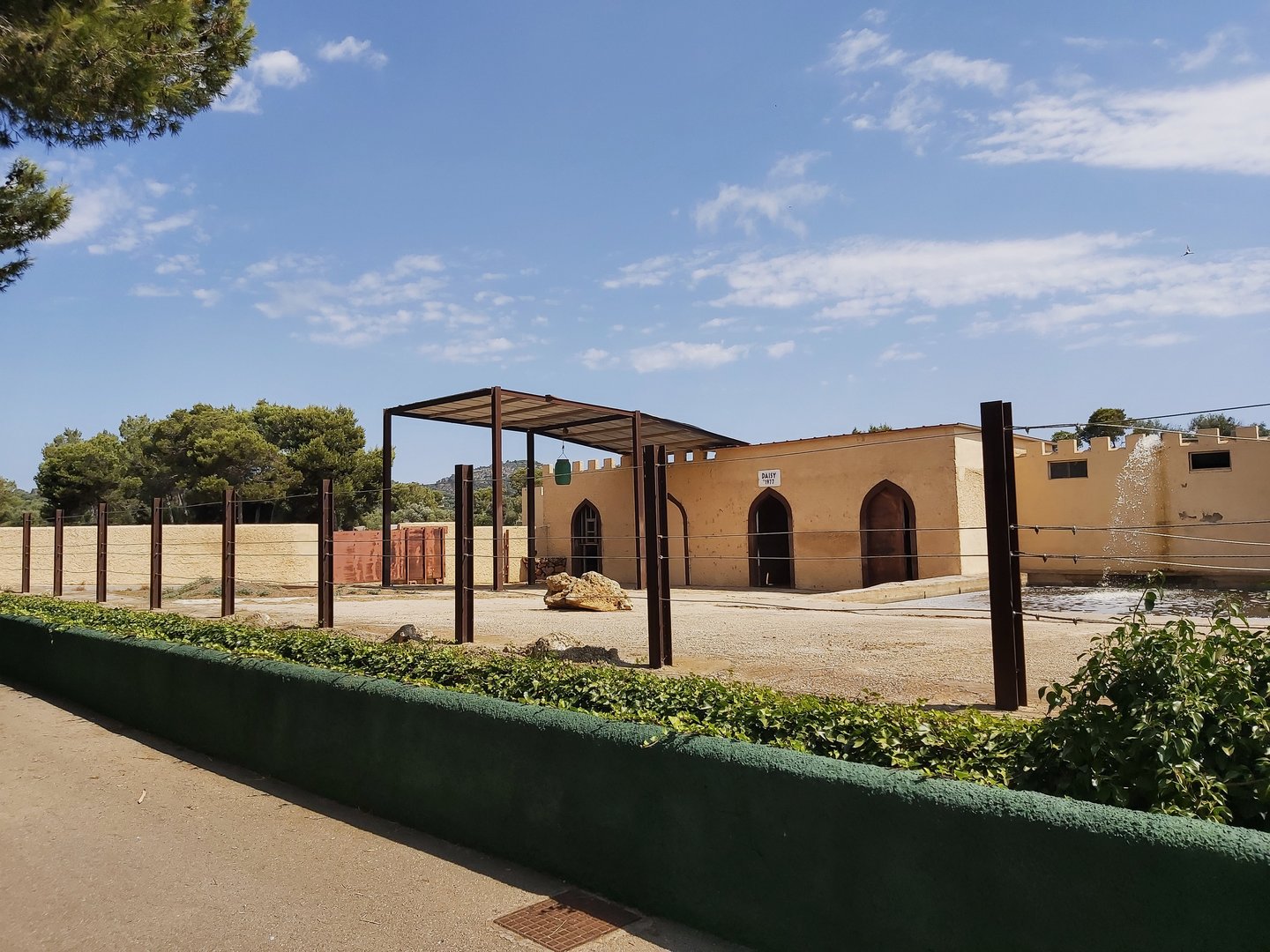 First (rightmost) elephant enclosure