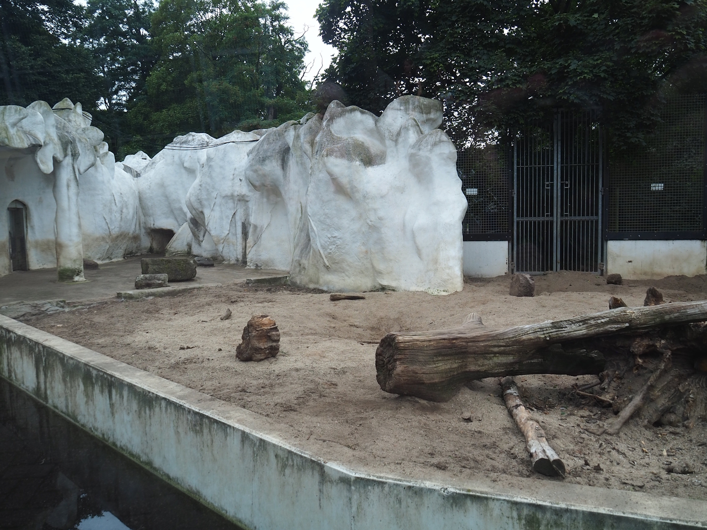 First smaller polar bear exhibit, 2023-08-17