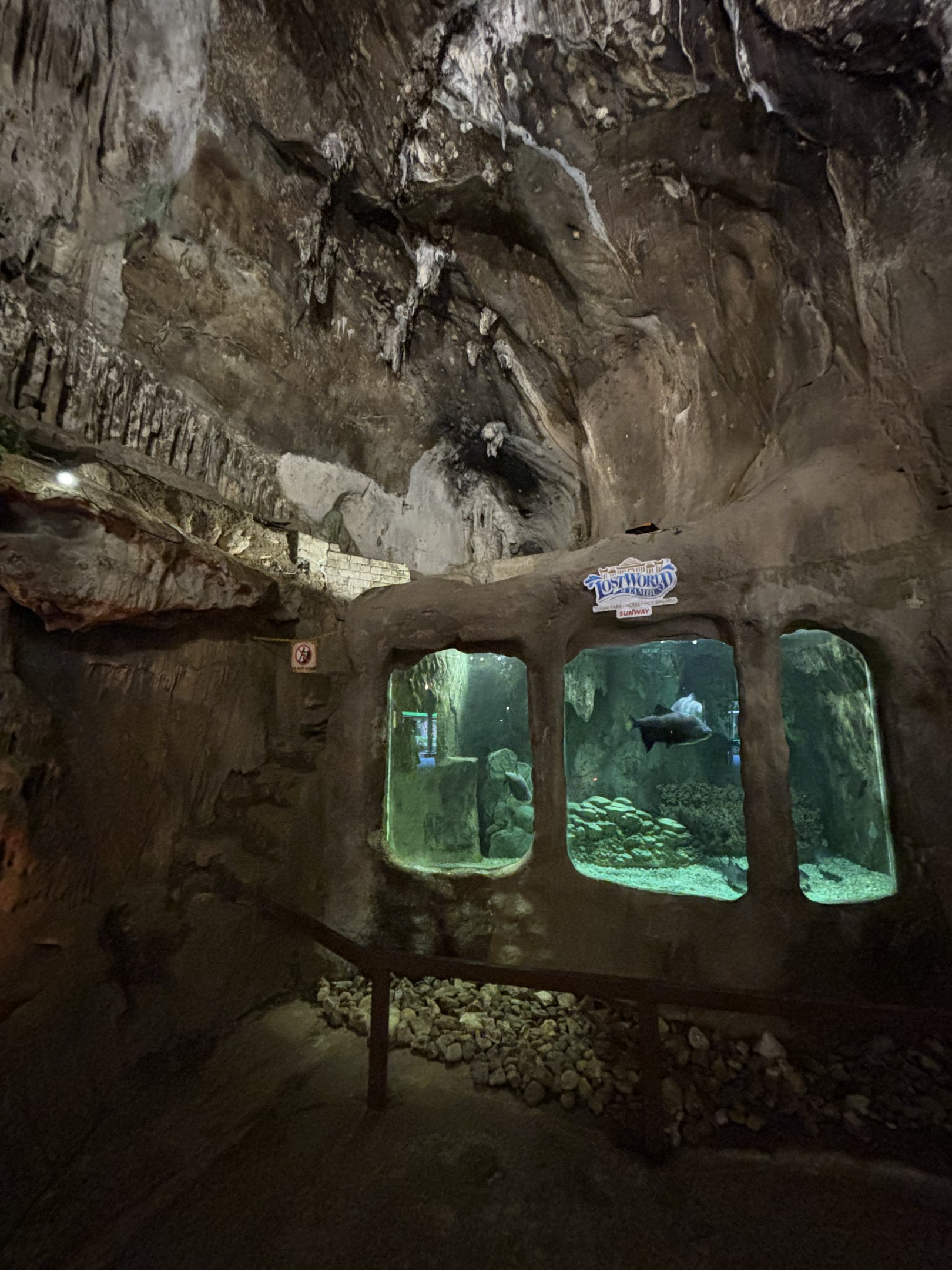 Fish Tank in Cave Area - Lost World of Tambun