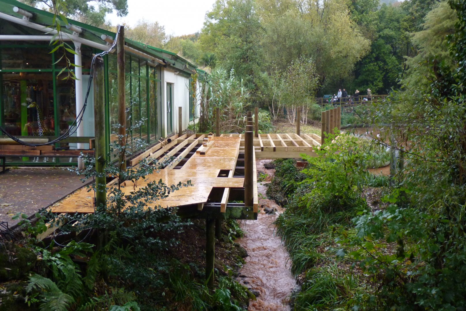 Flamingo enclosure, October 2016