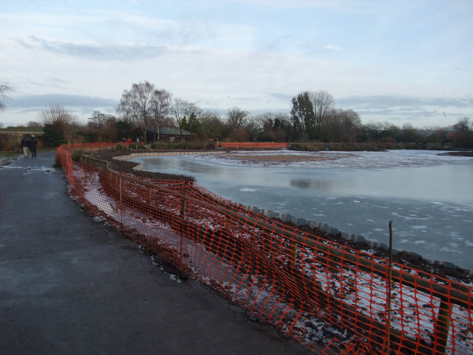 Flamingo Exhibit Construction at Slimbridge, 05/02/12