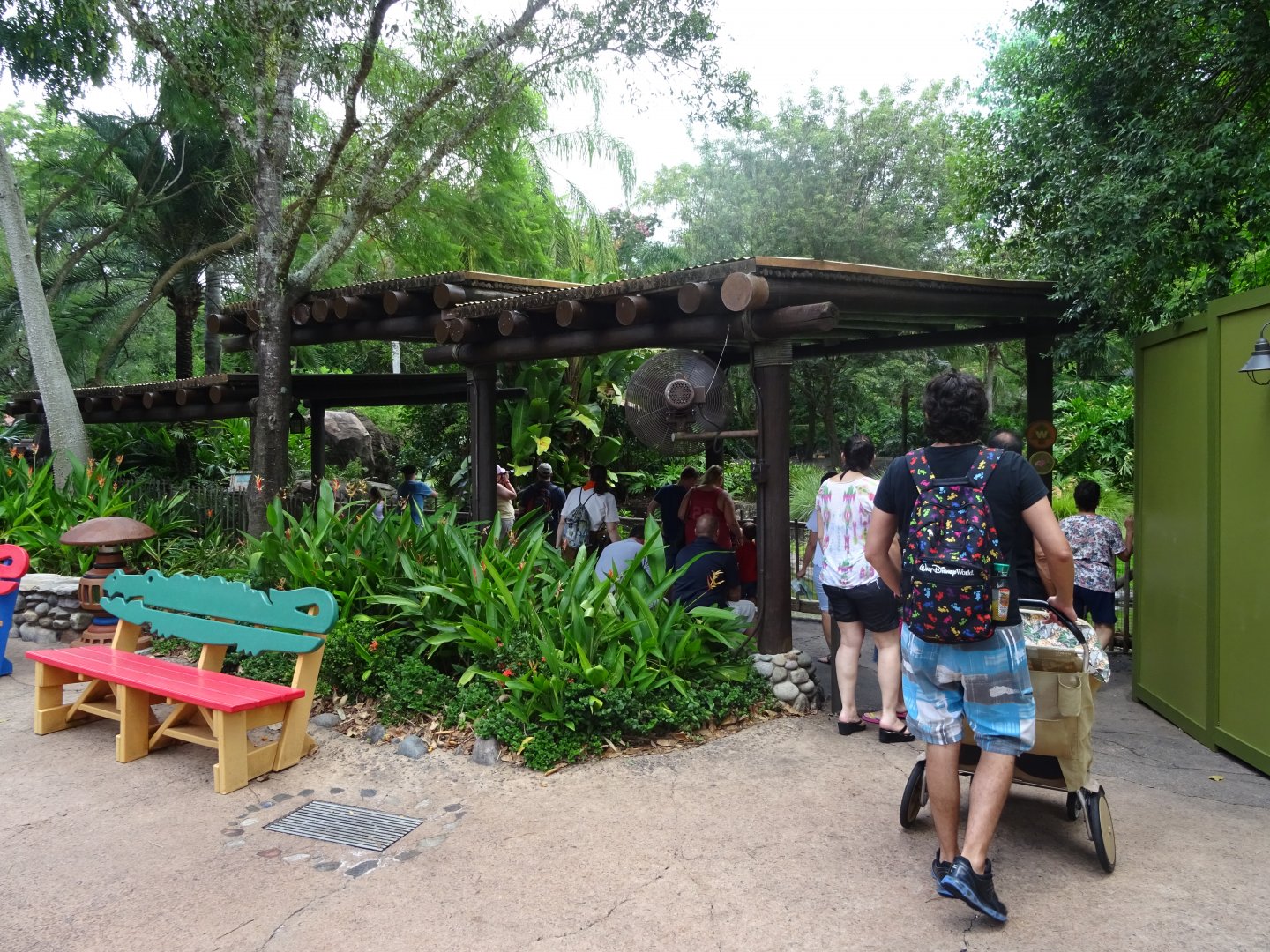 Flamingo, Vulture and Kangaroo Viewing Area at Disney's Animal Kingdom (2014)