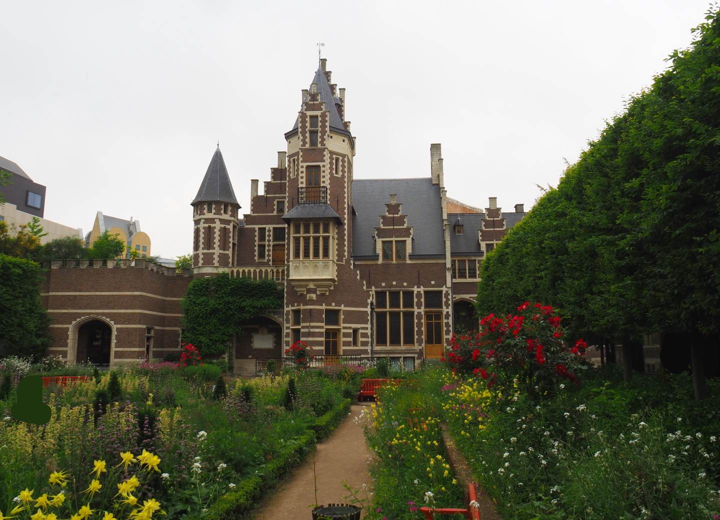 Flemish garden and Melkerij building, 2021-06-12