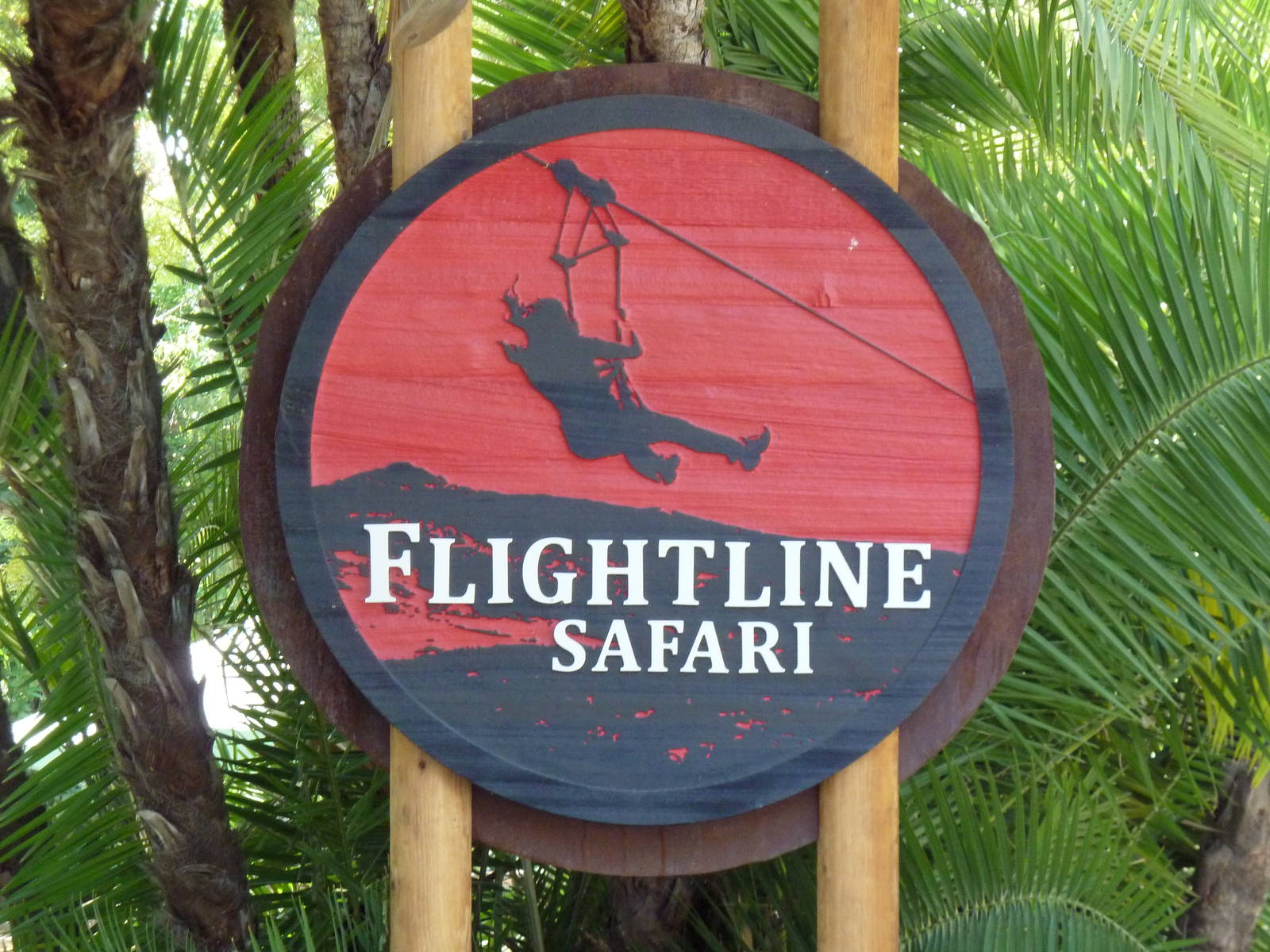 Flightline Safari Sign