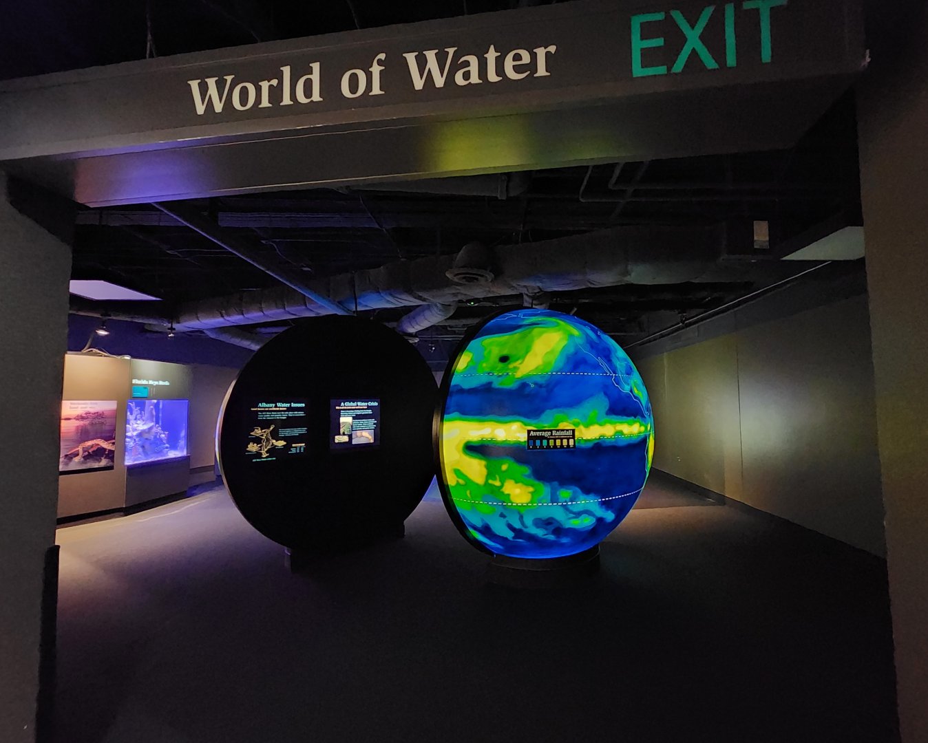 Flint RiverQuarium - World Of Water exhibit entrance