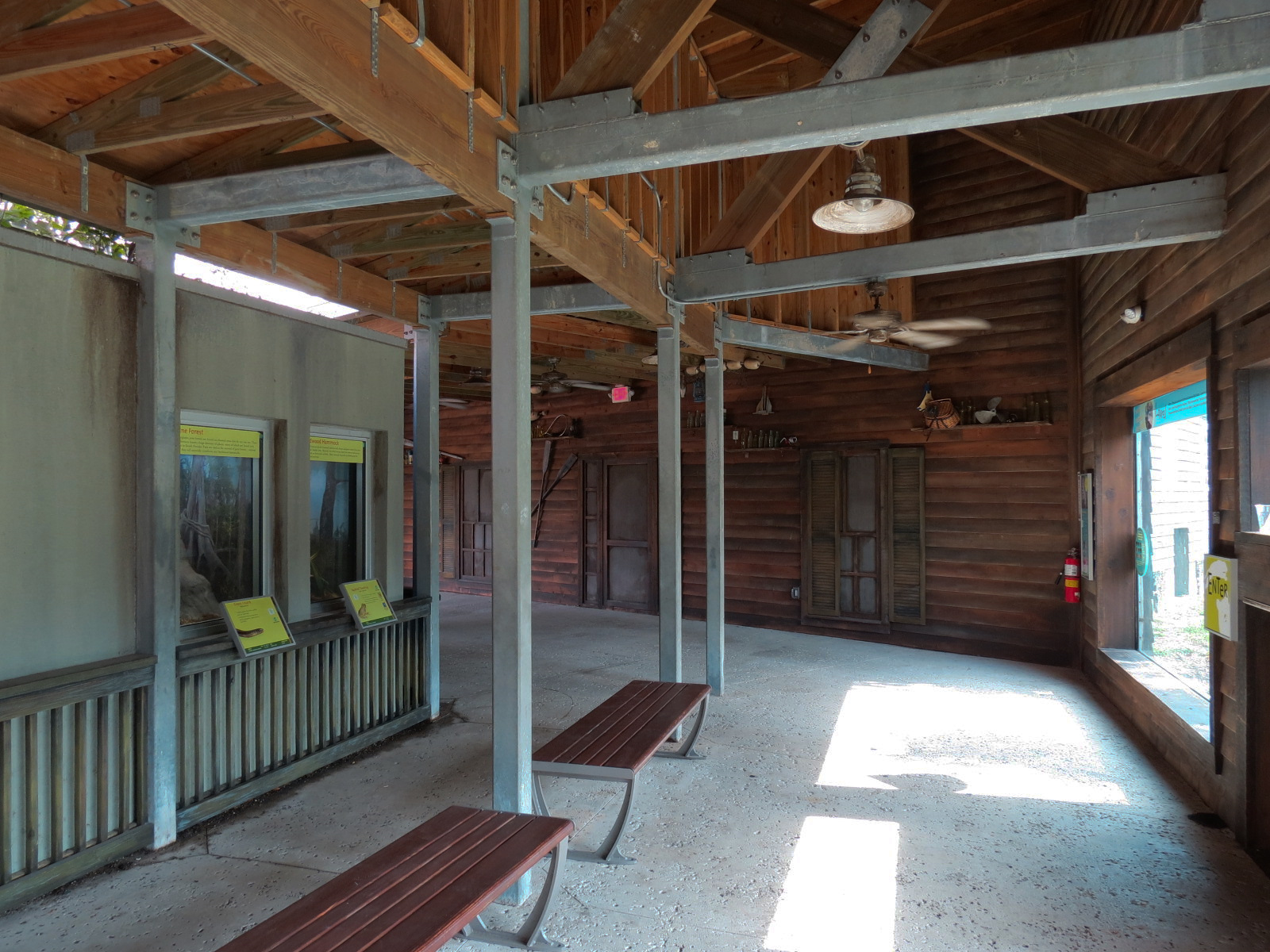 Florida: Mission Everglades - American Black Bear OR Florida Panther Rotational Exhibit 2 - Viewing Shelter