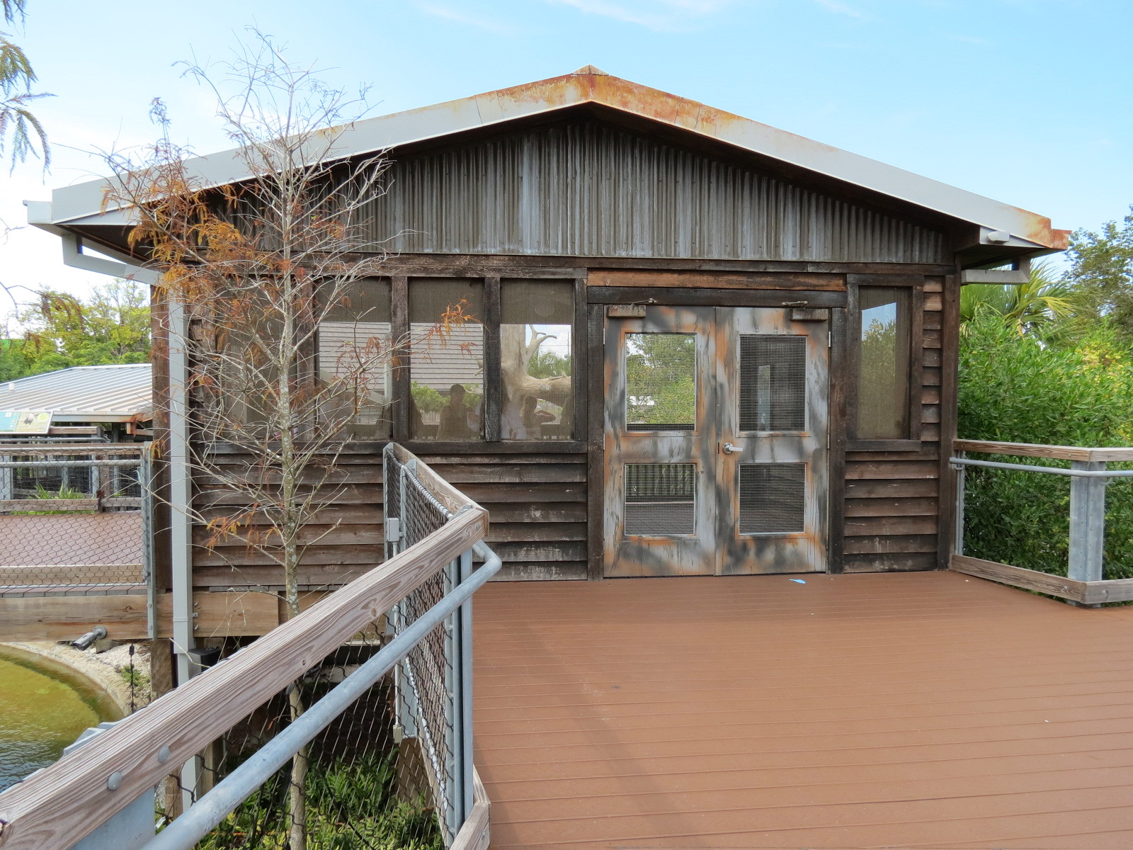 Florida: Mission Everglades - Bald Eagle Exhibit - Viewing Shelter