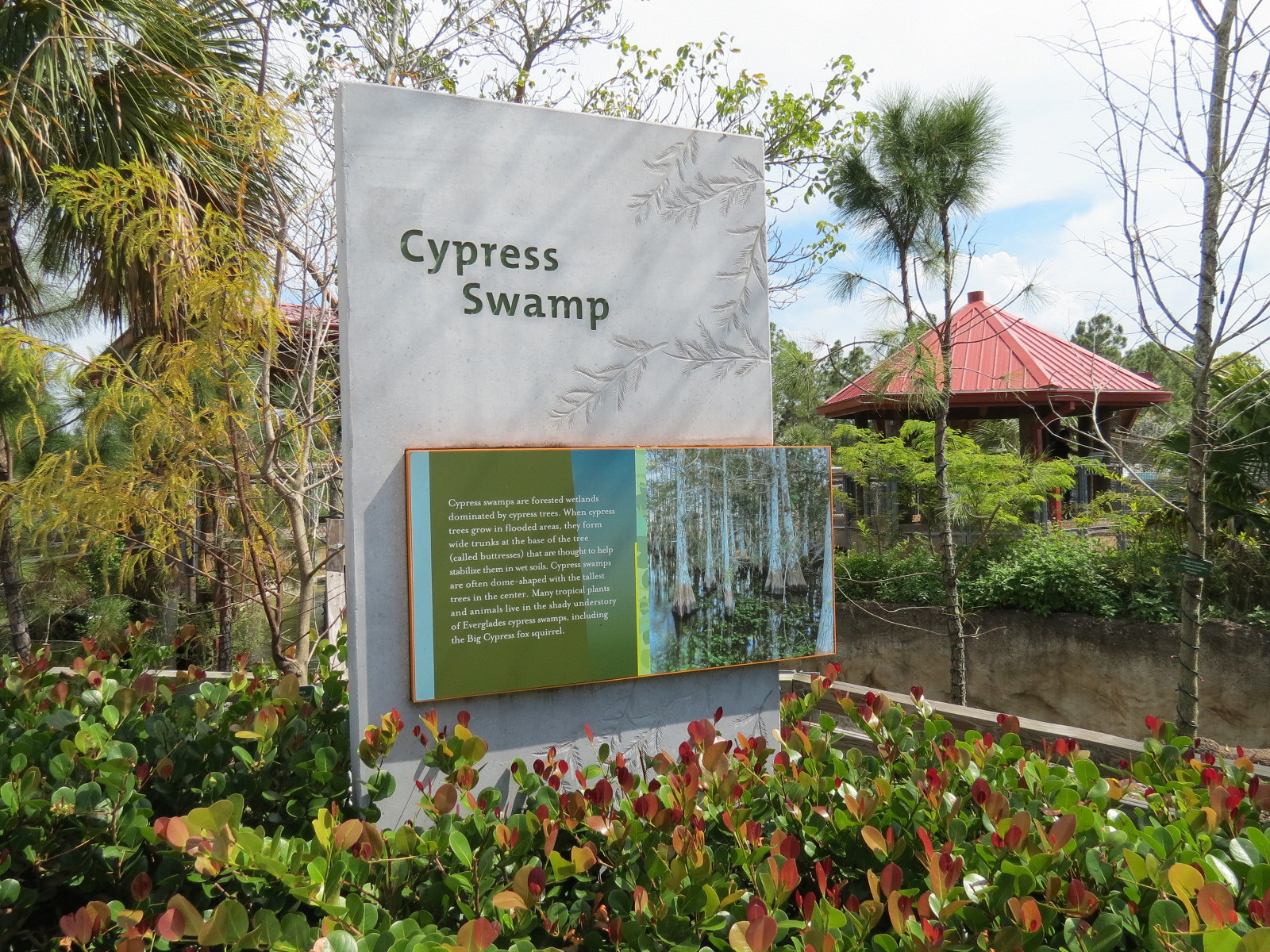 Florida: Mission Everglades - Cypress Swamp Sign