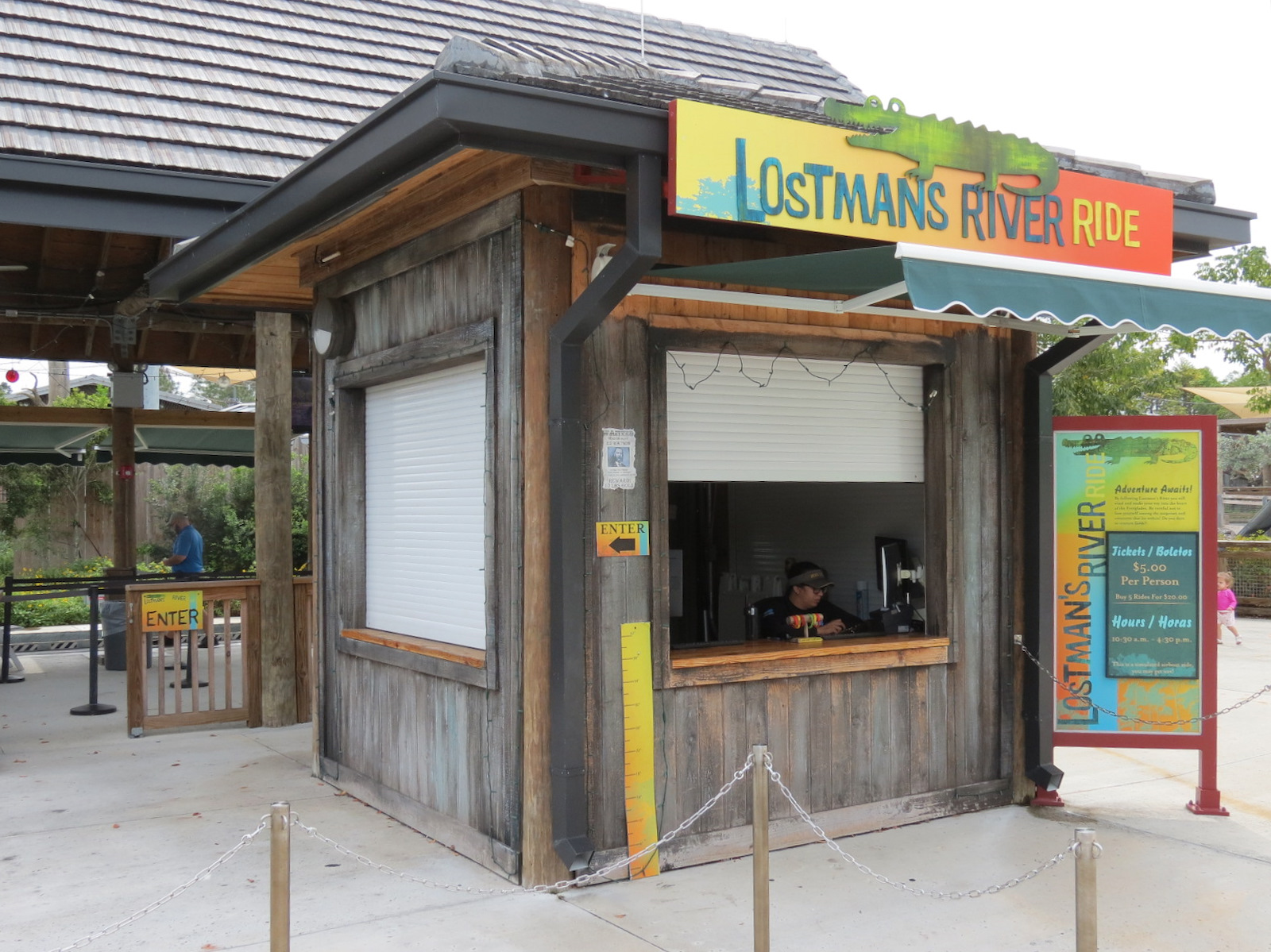 Florida: Mission Everglades - Lostman's River Ride Ticket Window