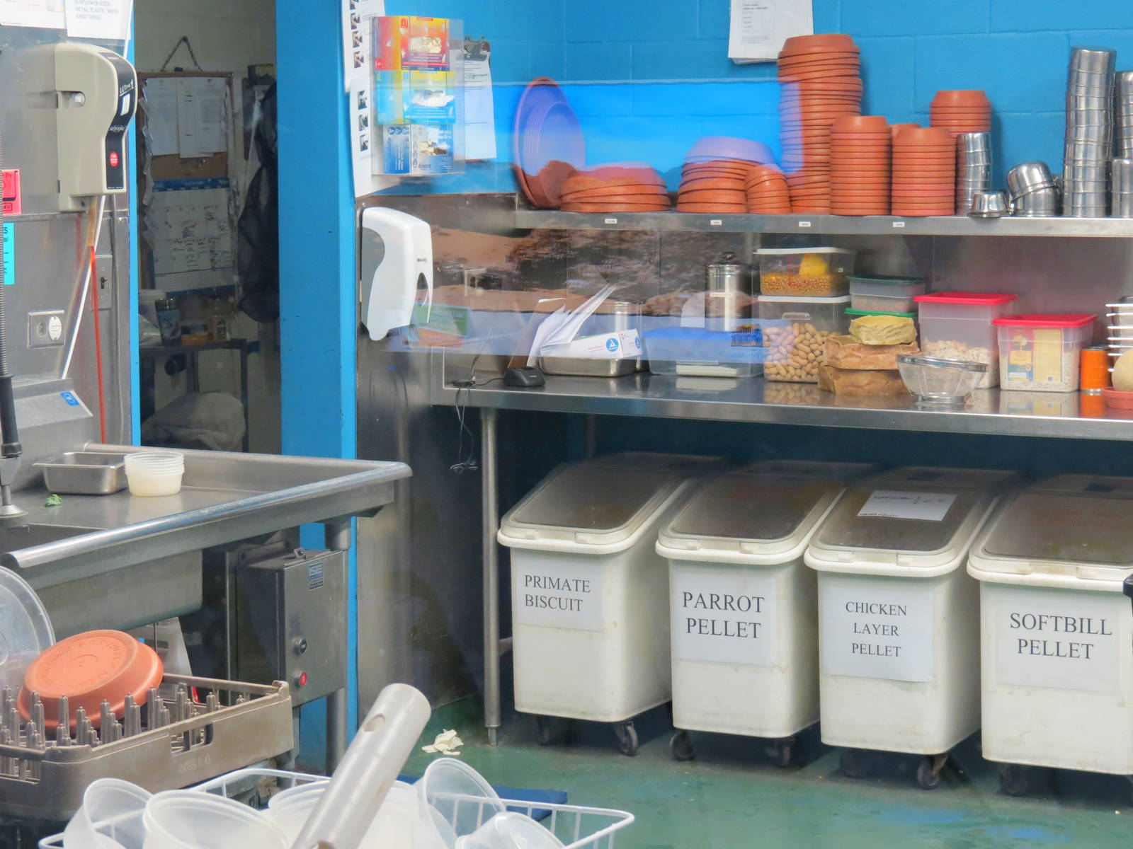 Food Prep Kitchen Interior