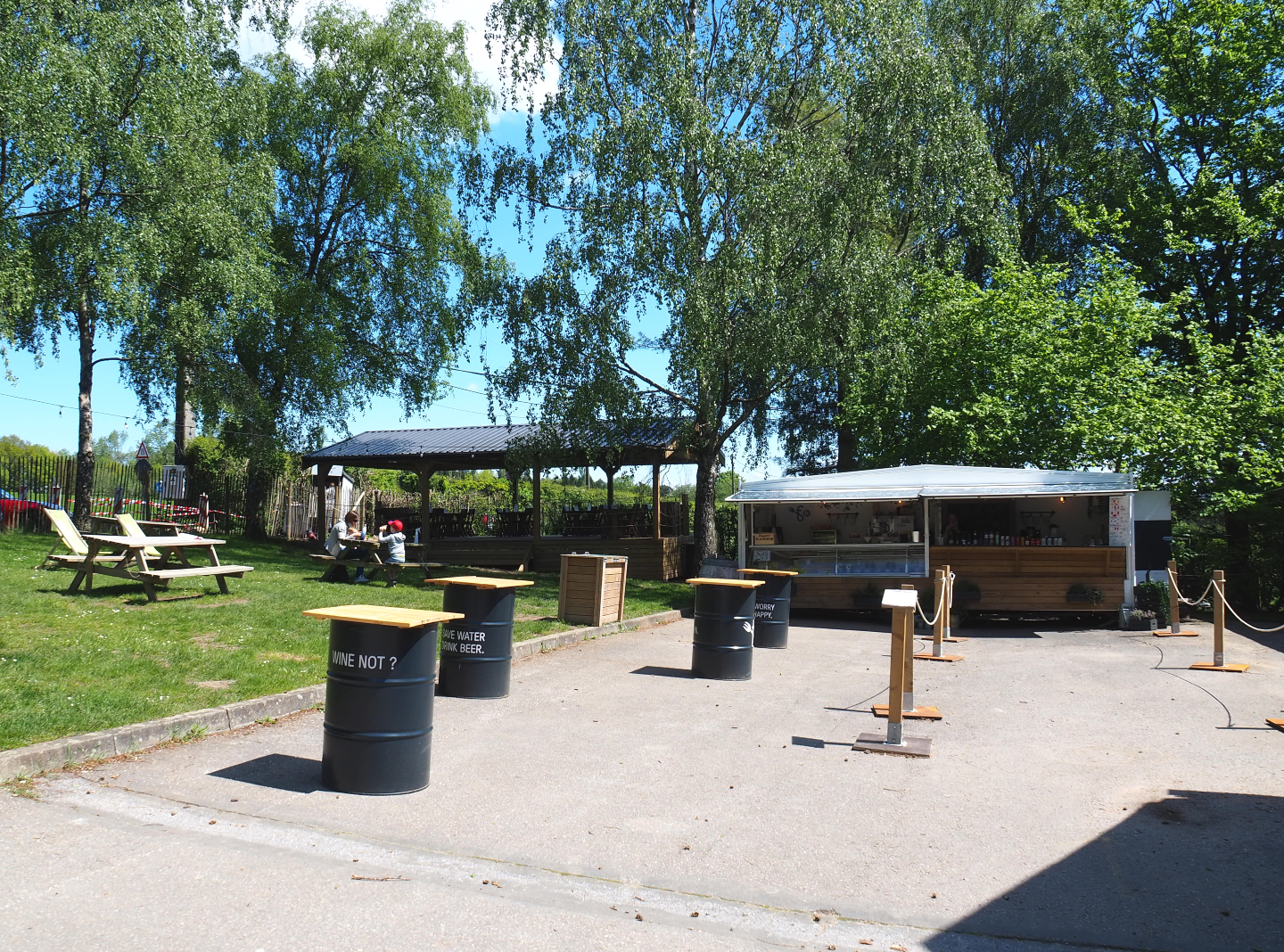 Food truck and outdoor eating areas, 2021-05-29