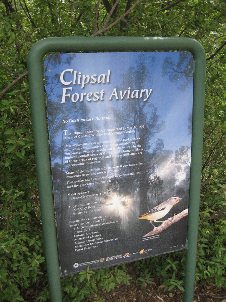 Forest Aviary sign