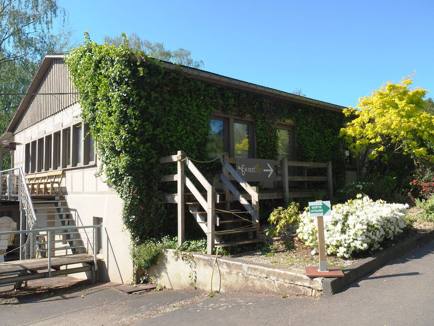 Forest'Bar restaurant and gift shop building, 2021-05-29