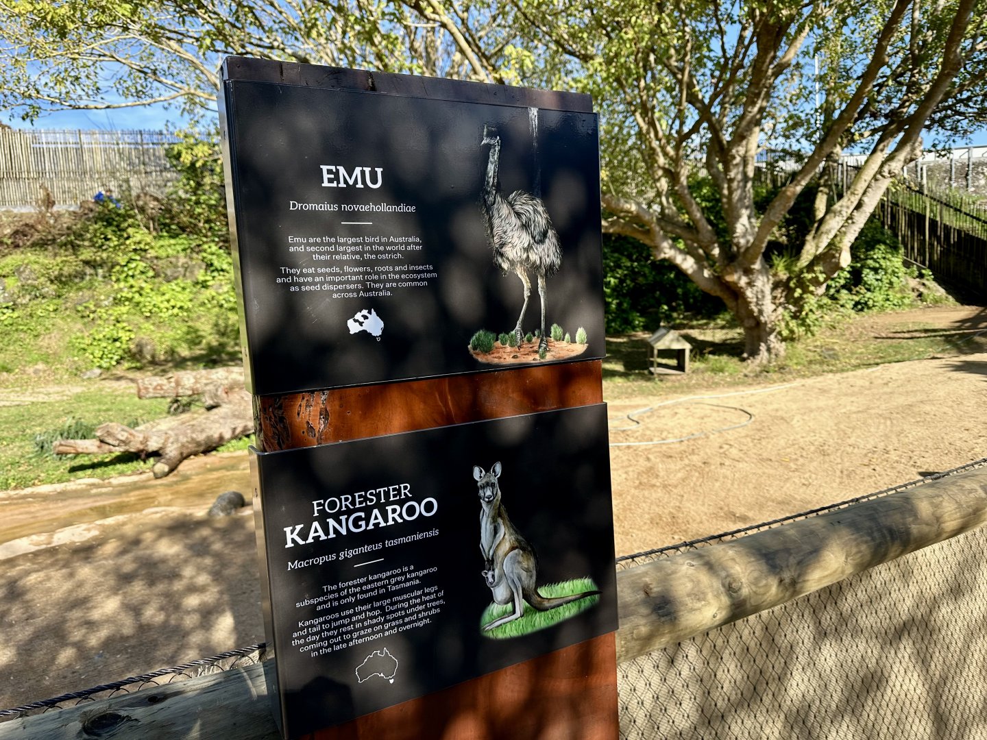 Forester Kangaroo/Emu Sign