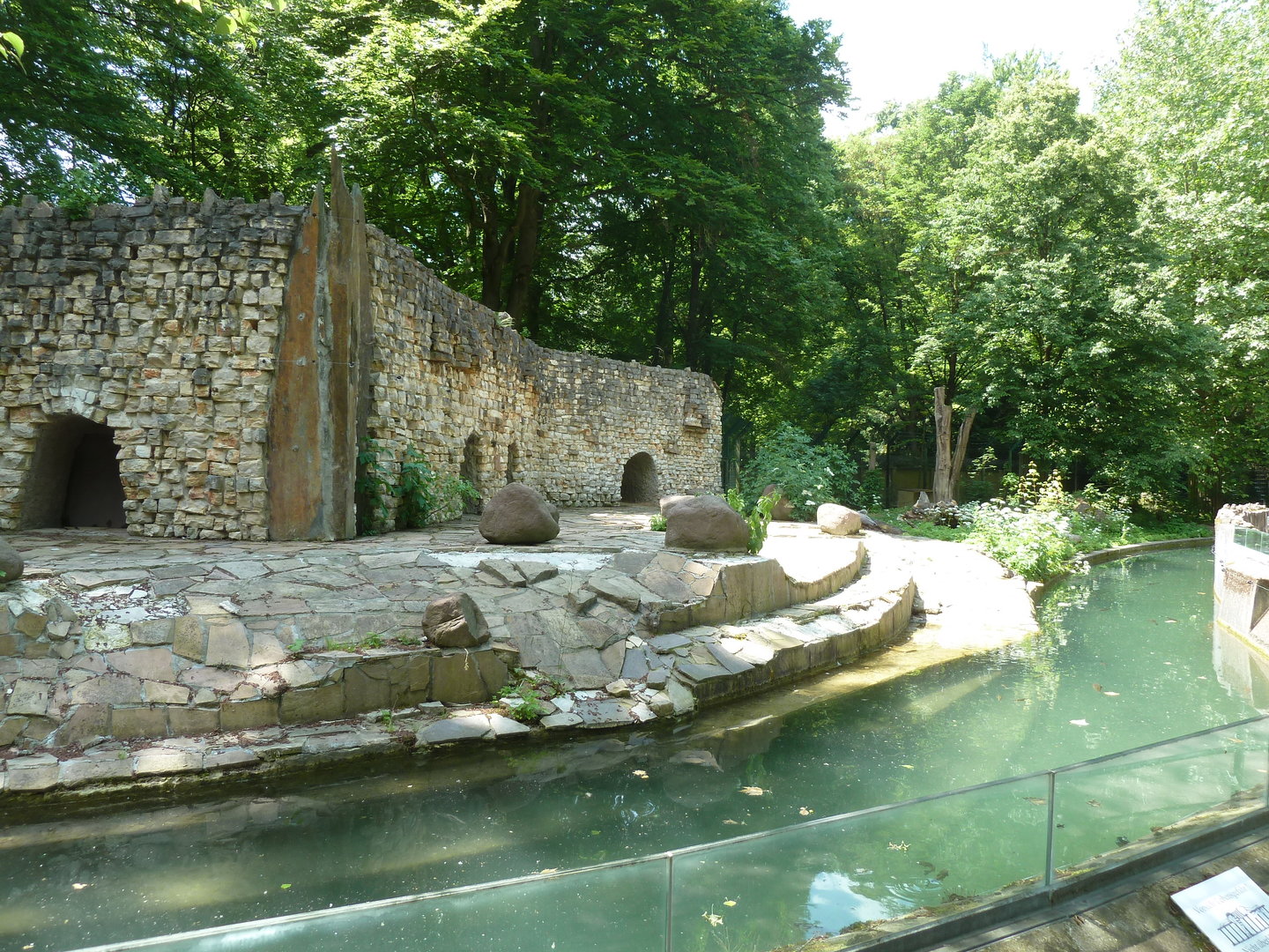 Former bear enclosure