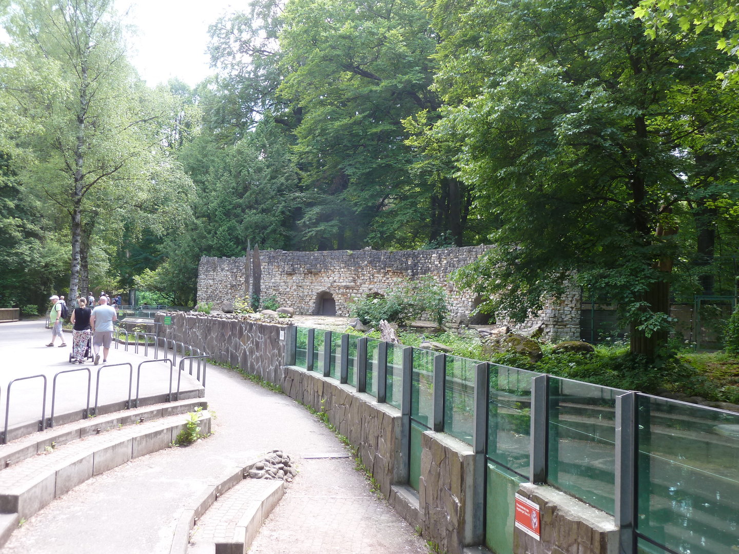Former bear enclosure
