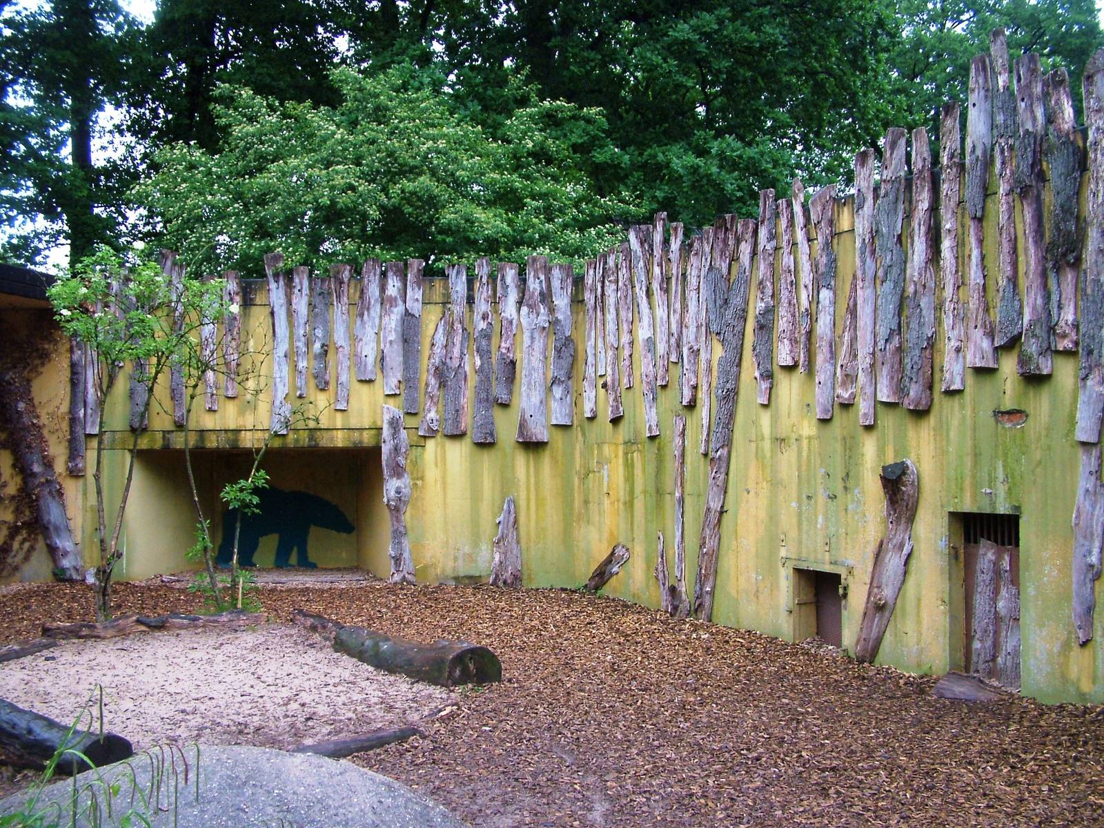 Former Bear Exhibit at Rheine, 03/06/12