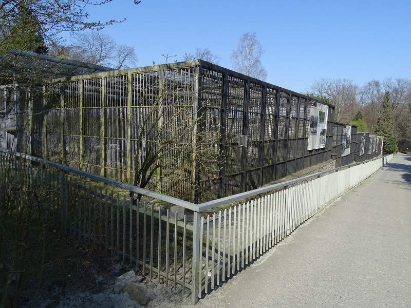 Former big cat enclosures (now empty)