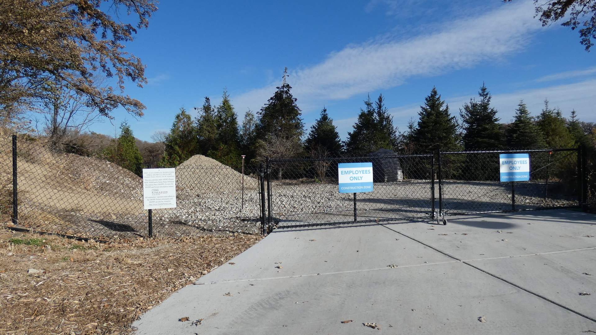 Former Cat Complex Construction - Oct.2022