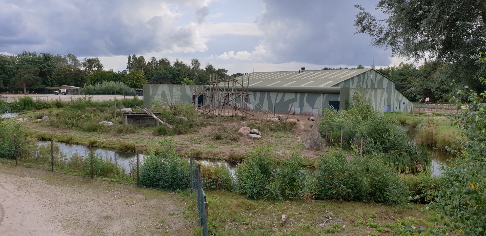 Former Chimp Island - now Hamadryas baboon Island