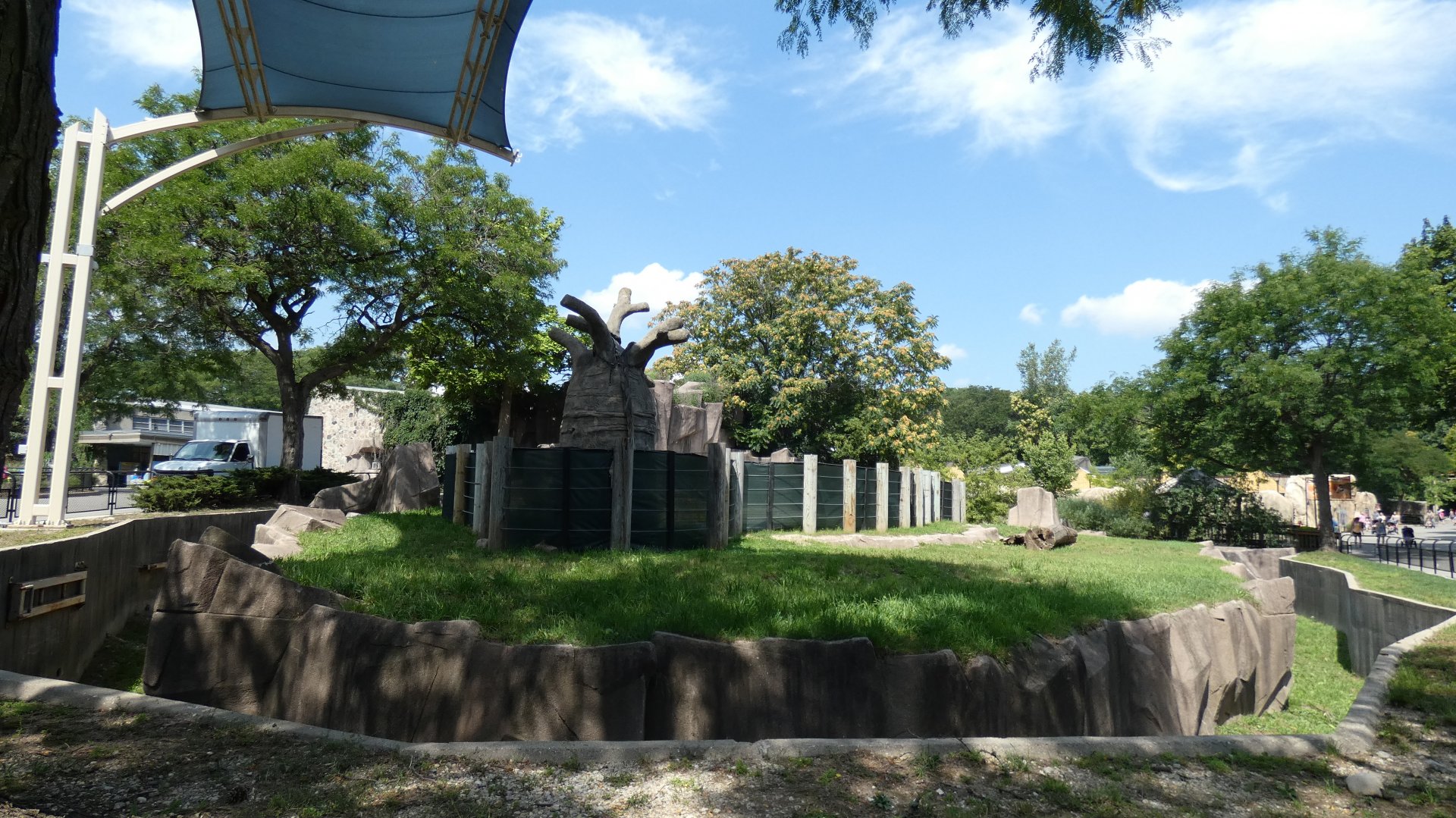 Former Elephant Exhibit - Aug. 2021