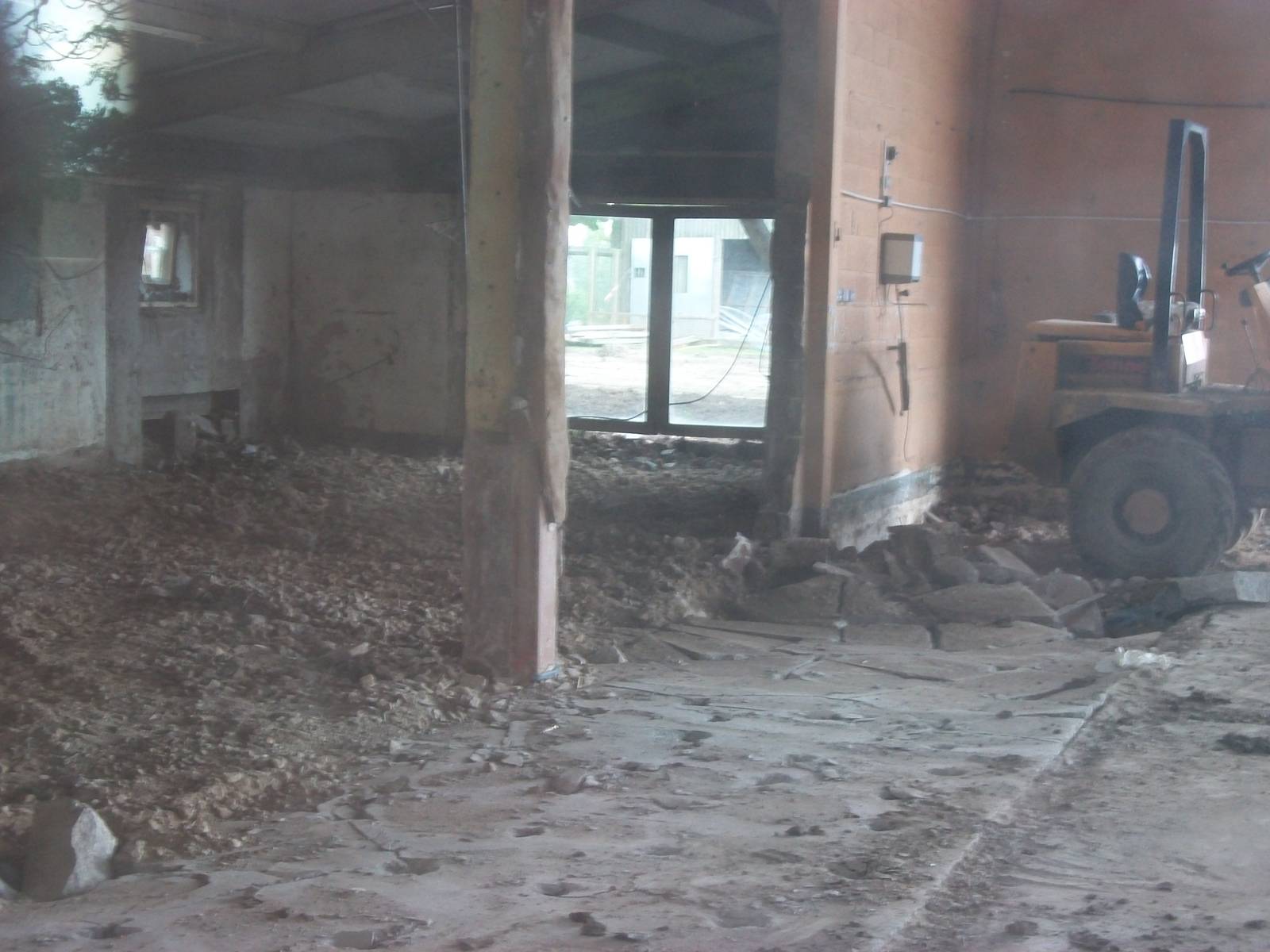 Former Elephant House and paddock being converted for Indian Rhinos 31st Ma