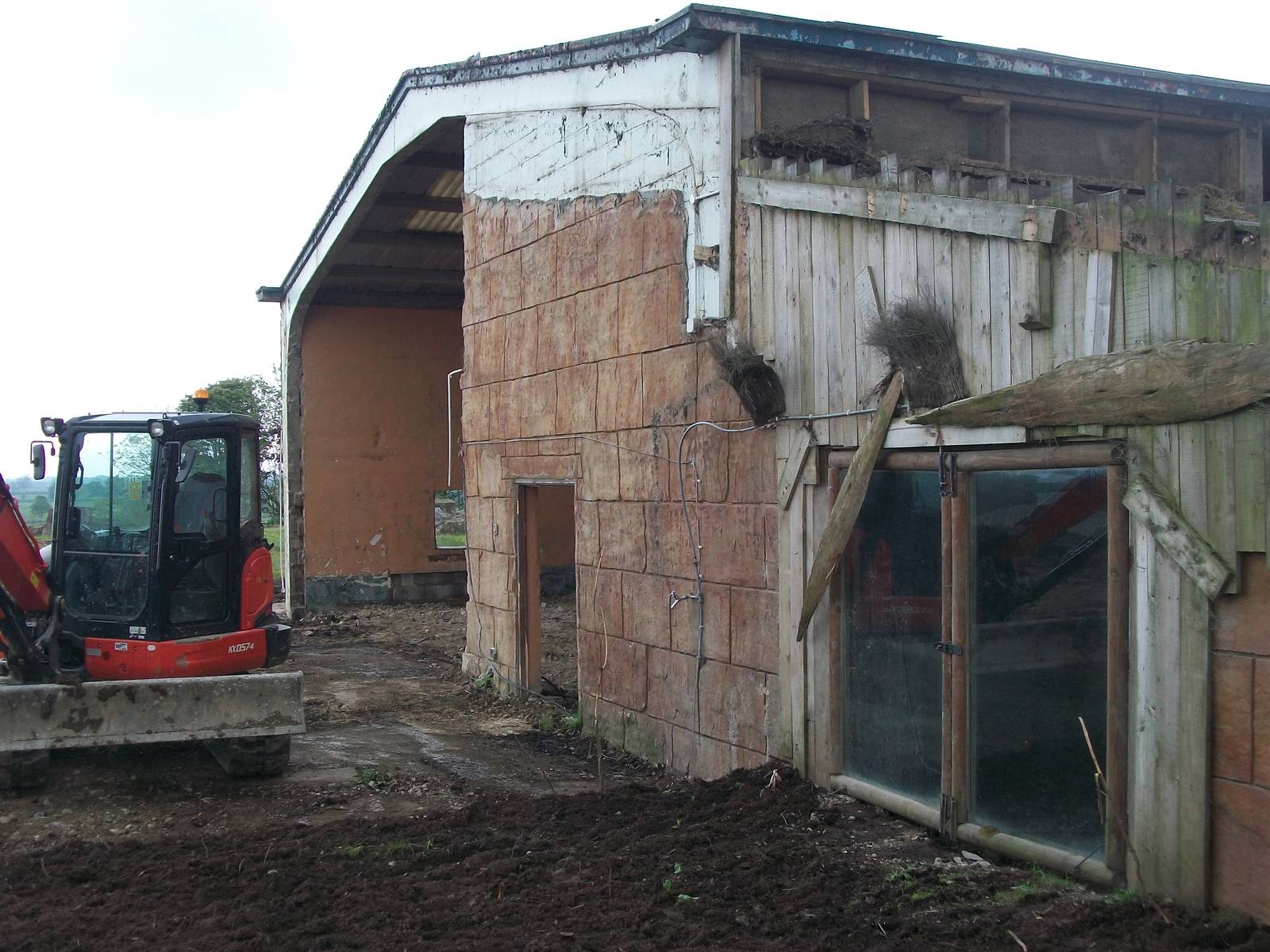 Former Elephant House and paddock being converted for Indian Rhinos 31st Ma