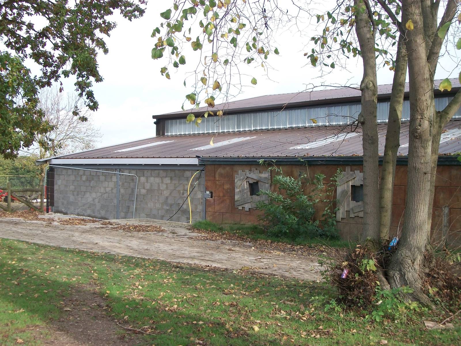 Former Elephant House being converted for Indian Rhinos, 31st October 2013
