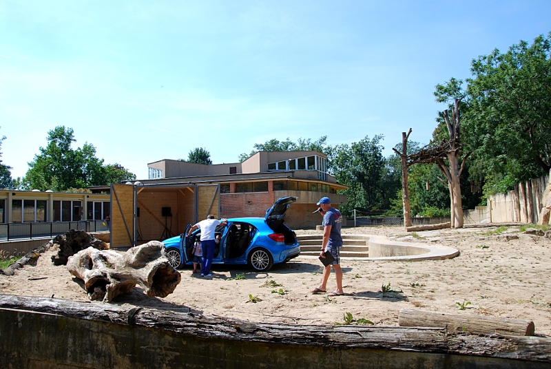 Former elephant paddock at Praha