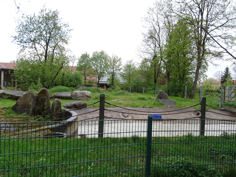Former enclosure for elephants