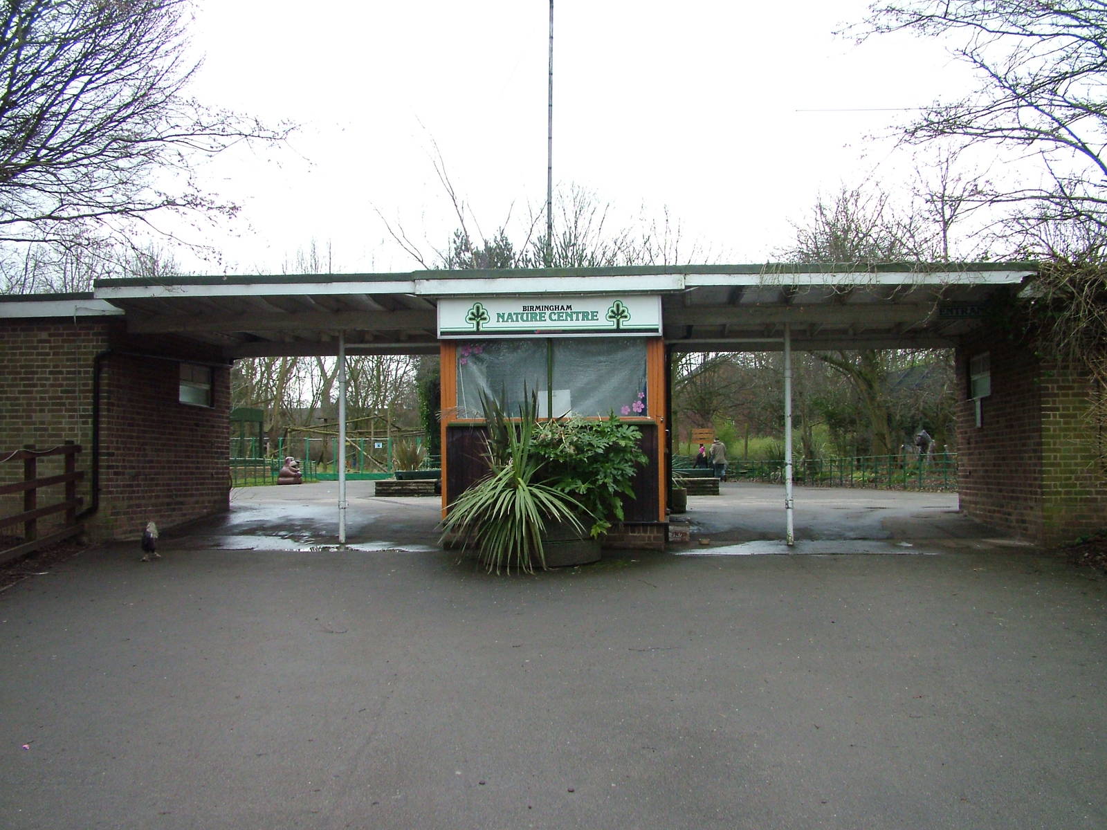 Former entrance at Birmingham Nature Centre 28/02/10