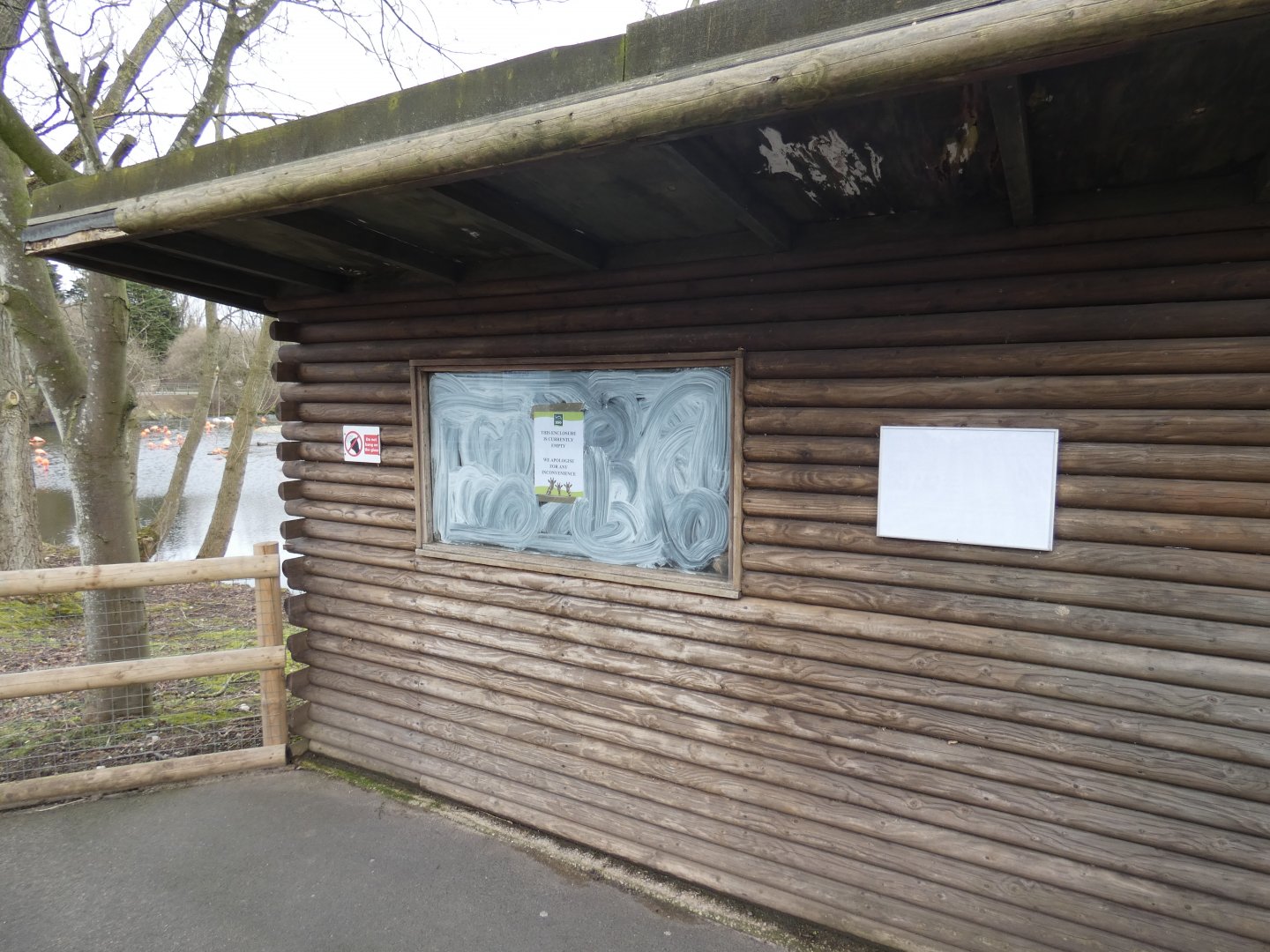 Former Geoffrey's marmoset enclosure