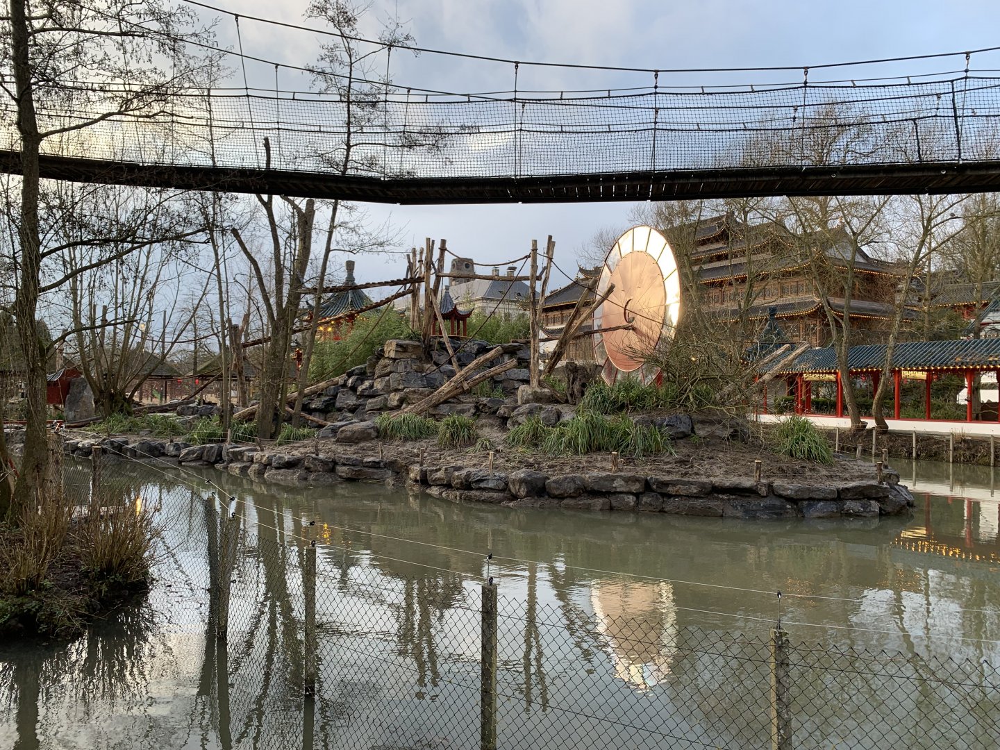 Former Gibbon enclosure, soon home to new monkey species.