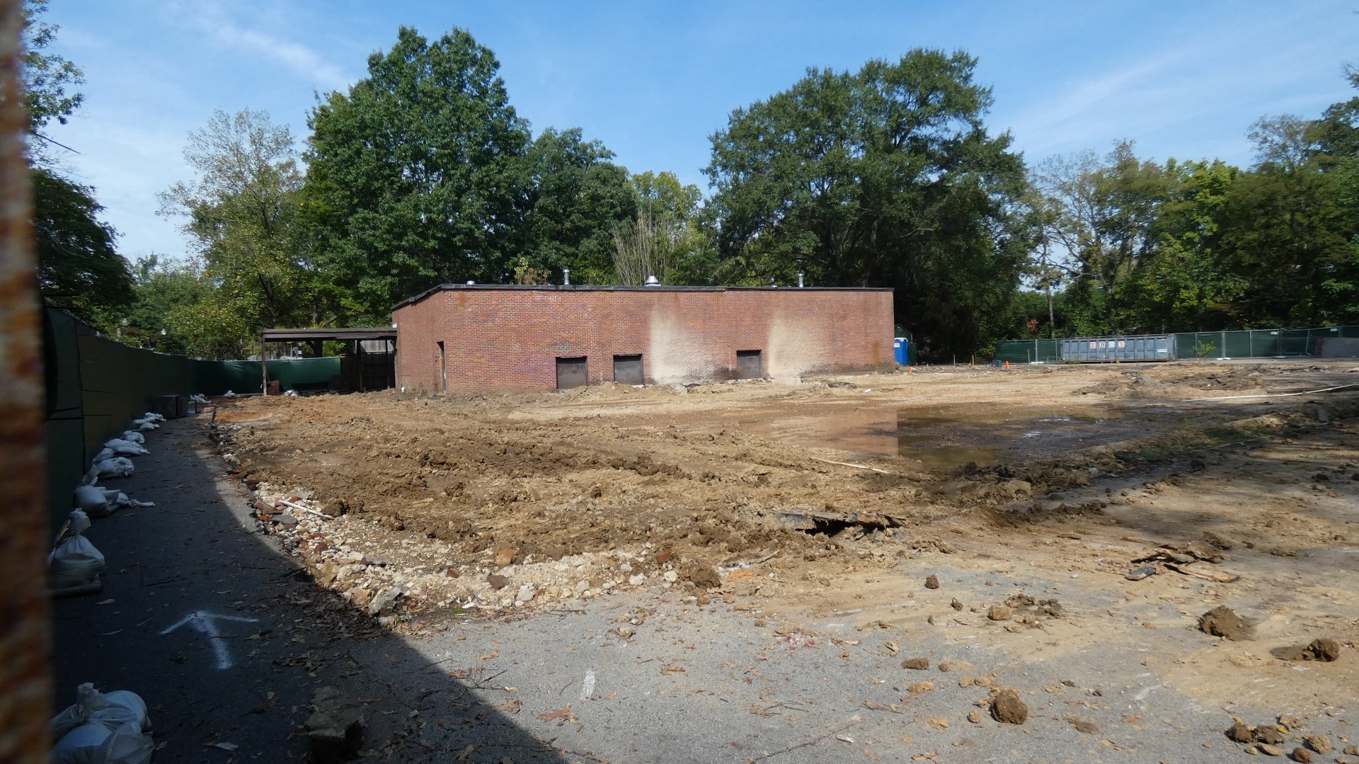 Former Hippo Exhibit (Demolished), Splash Pad - Sep. 2021