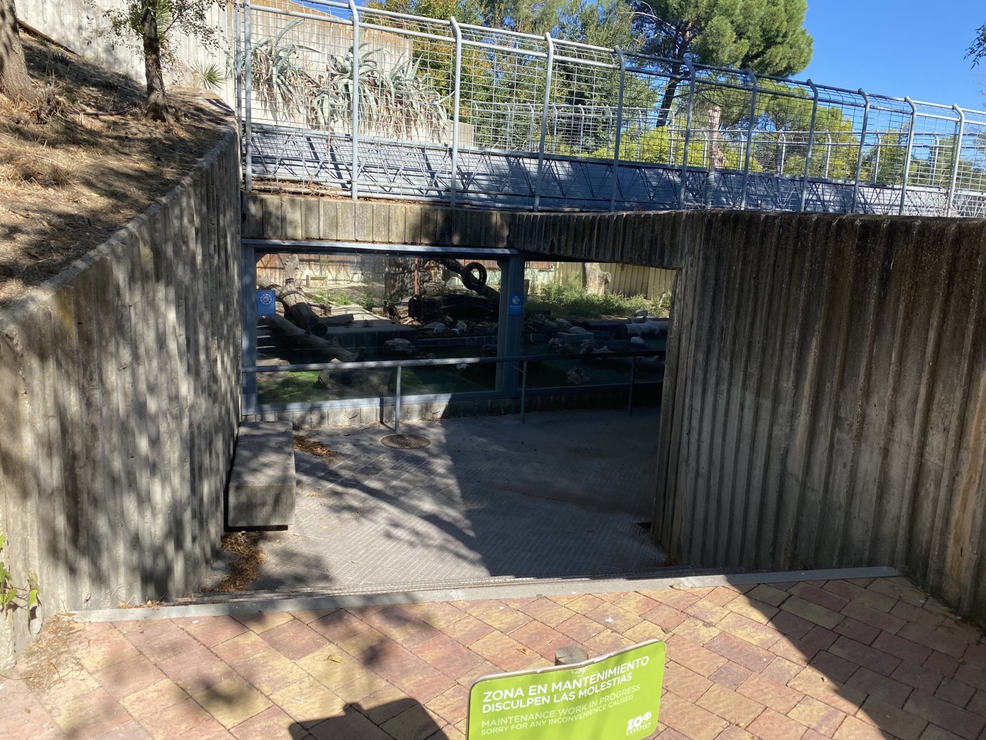 Former leopard enclosure