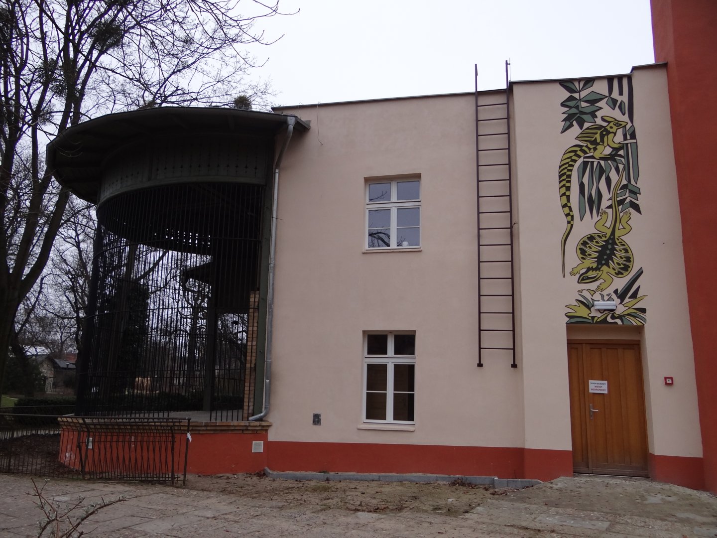 Former Lion House during renovation
