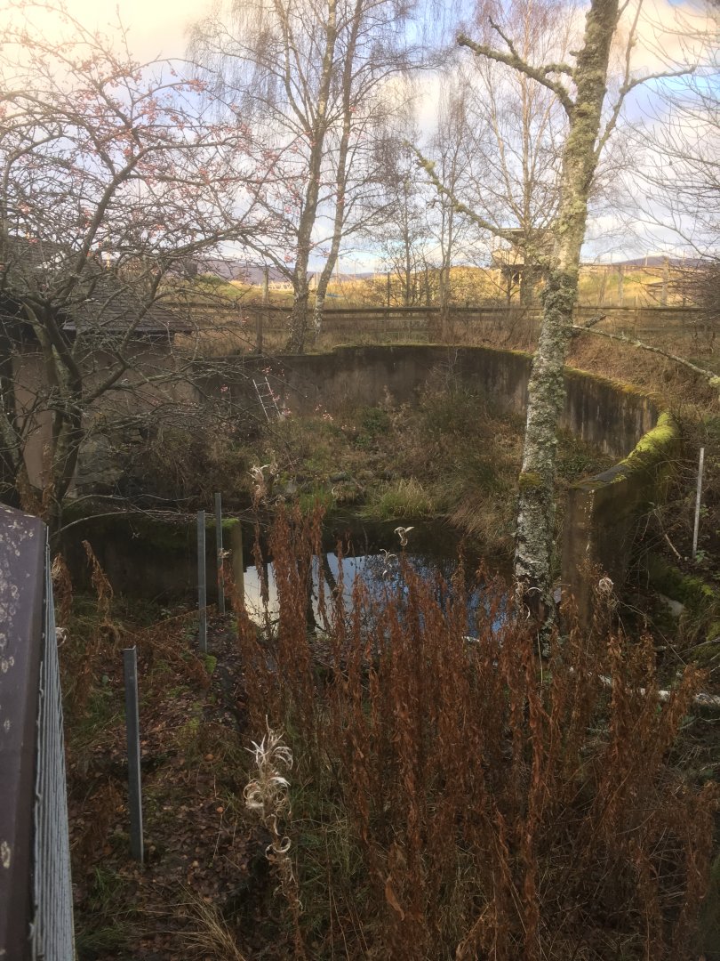 Former otter enclosure