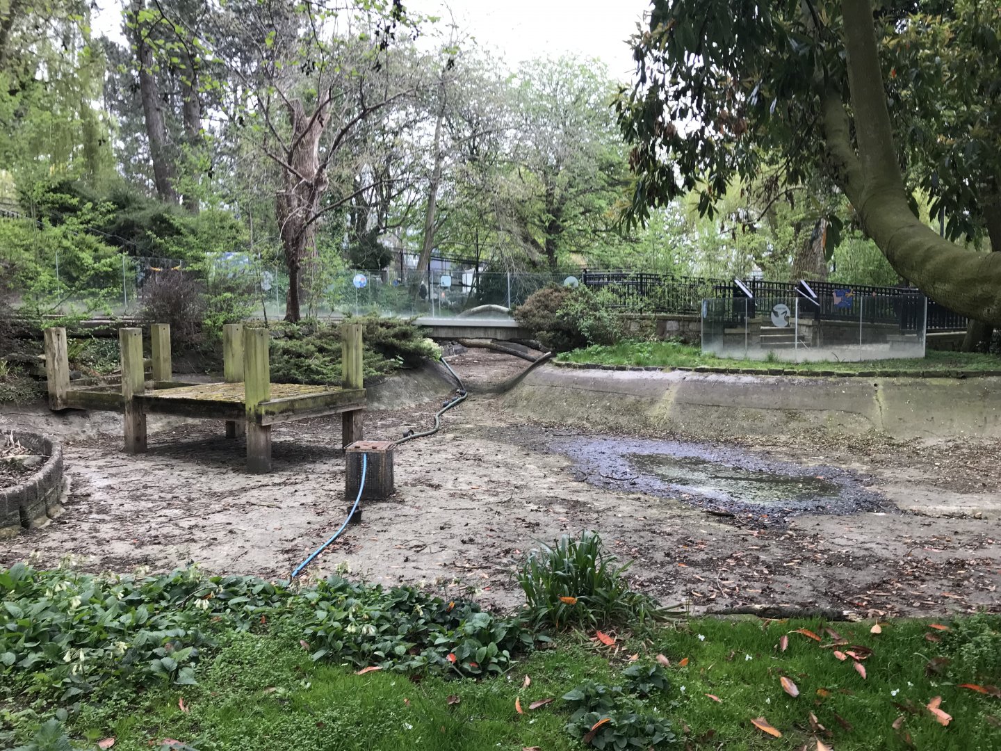 Former pelican enclosure