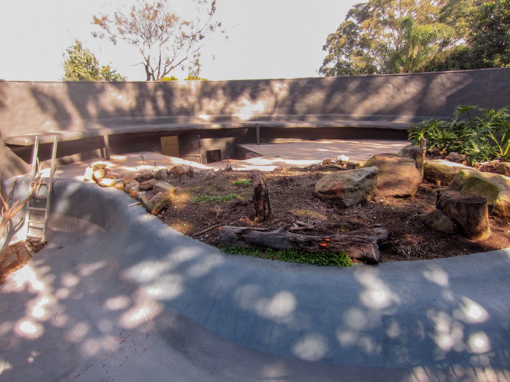 Former Spider Monkey enclosure