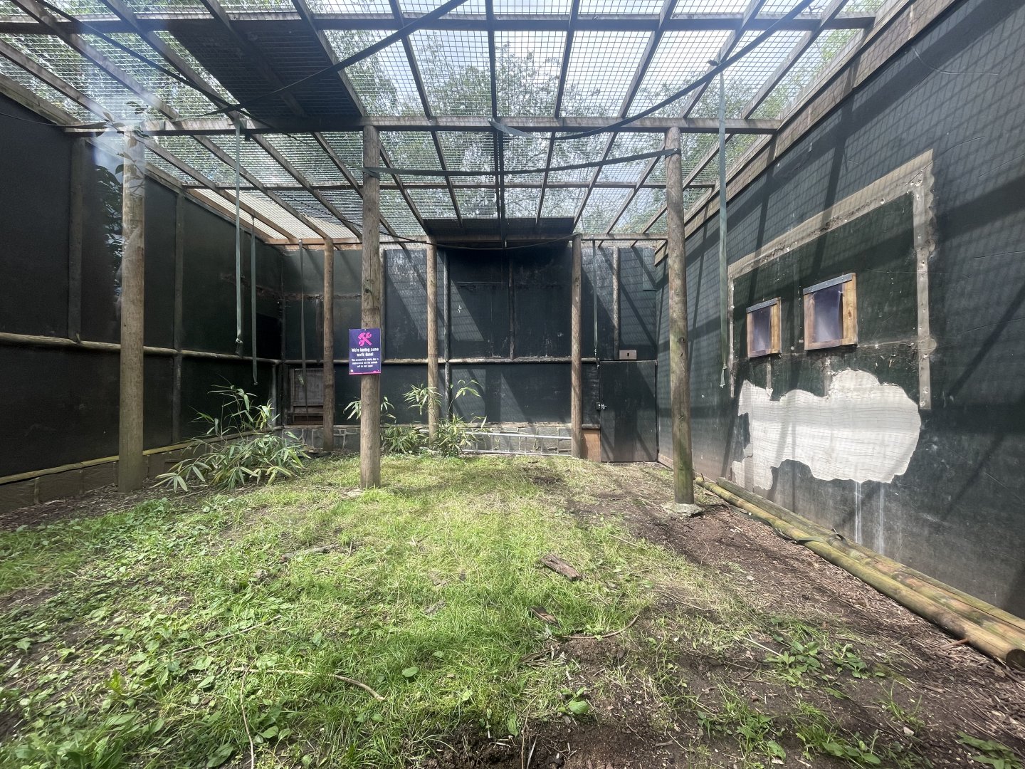 Former Variegated Spider Monkey Exhibit