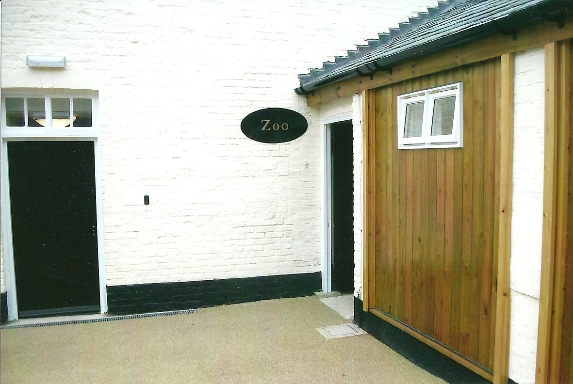 Former zoo yard transformed, Summer 2013