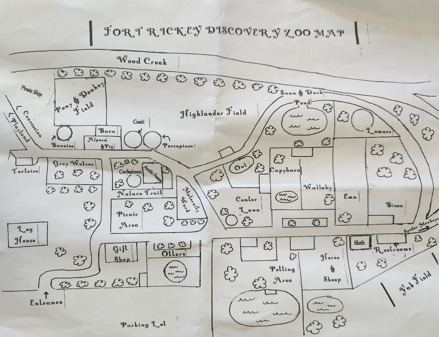 Fort Rickey Zoo - Map (2024)