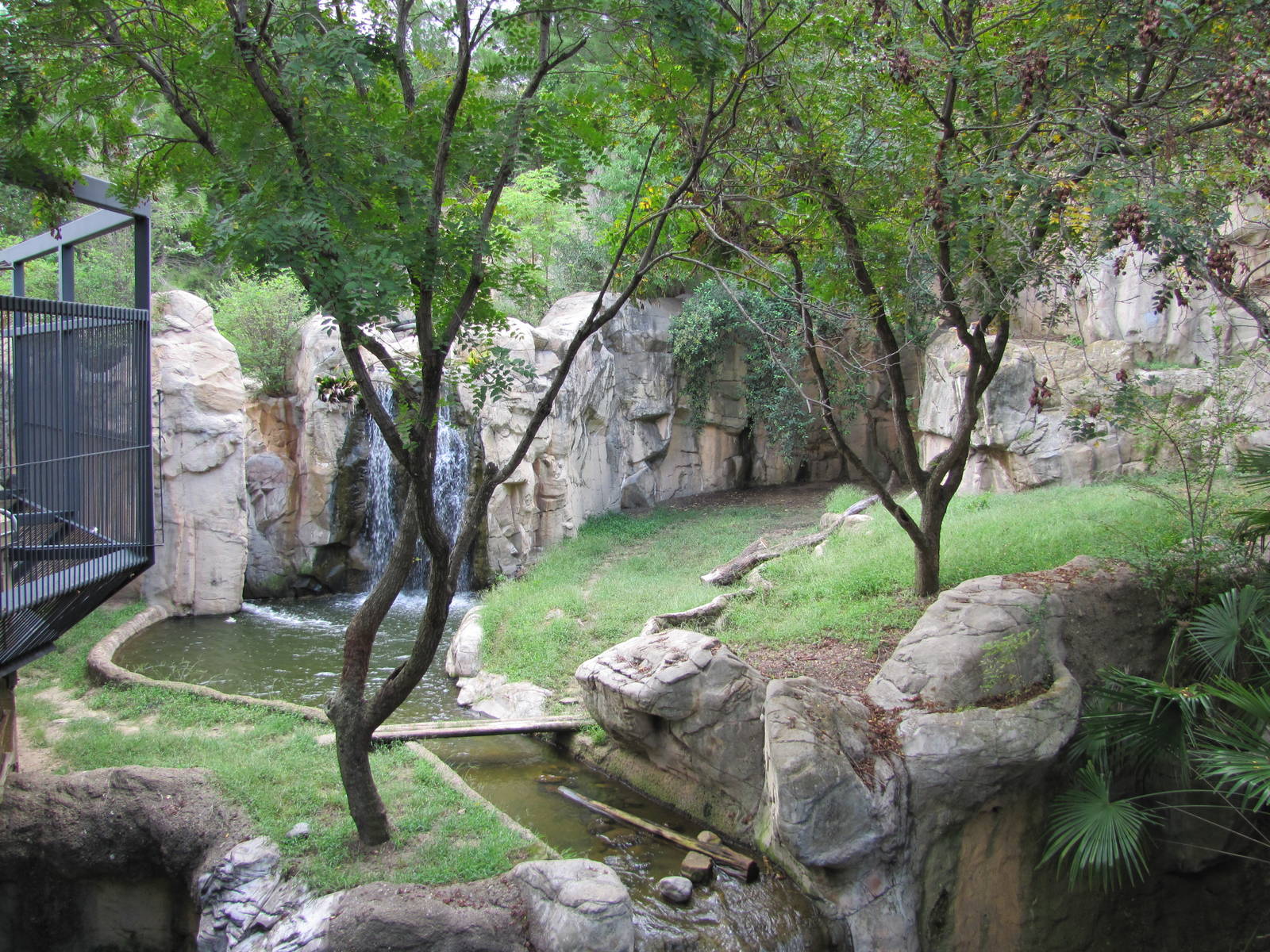 Fort Worth Zoo 2010 - Malayan Tiger exhibit in Asian Falls