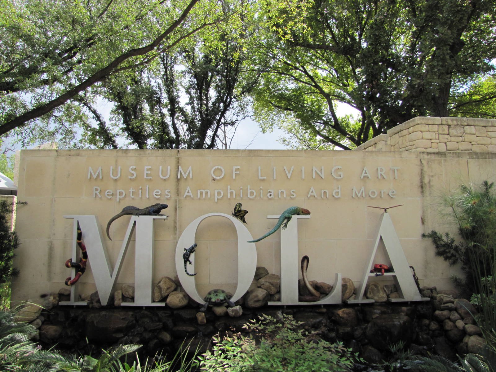 Fort Worth Zoo 2010 - Museum of Living Art sign